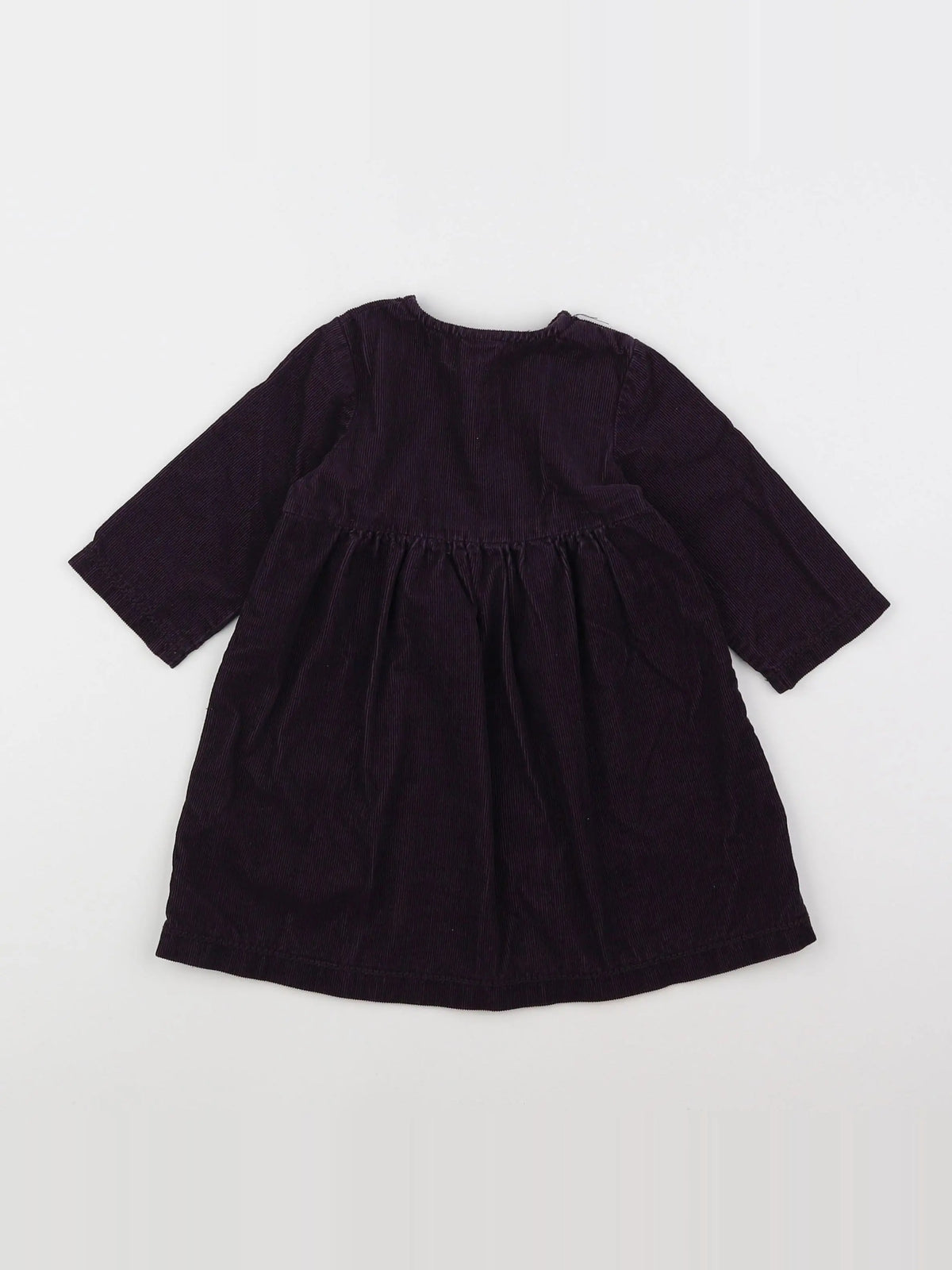 Petit Bateau - robe violet - 12 mois