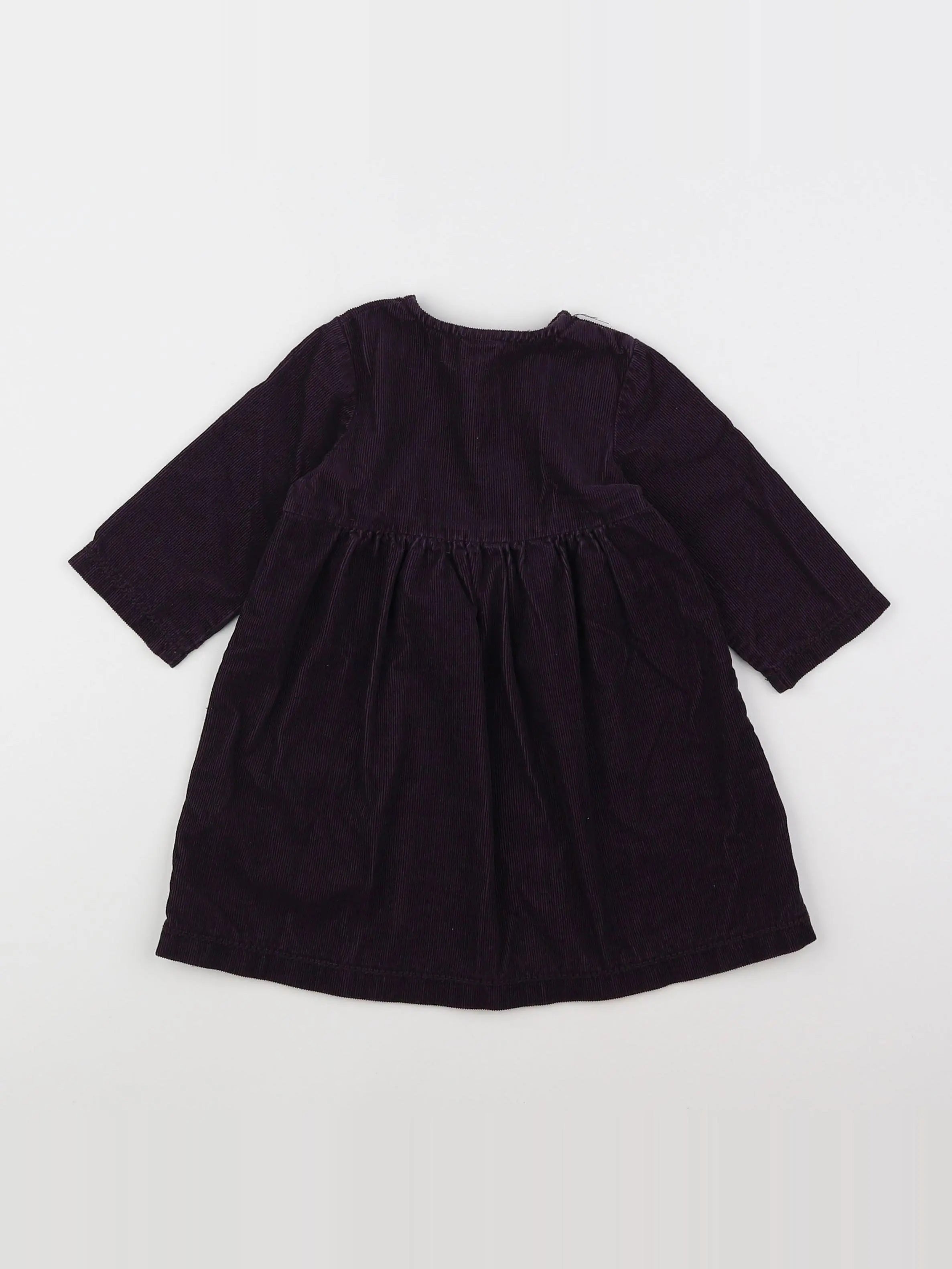 Petit Bateau - robe violet - 12 mois