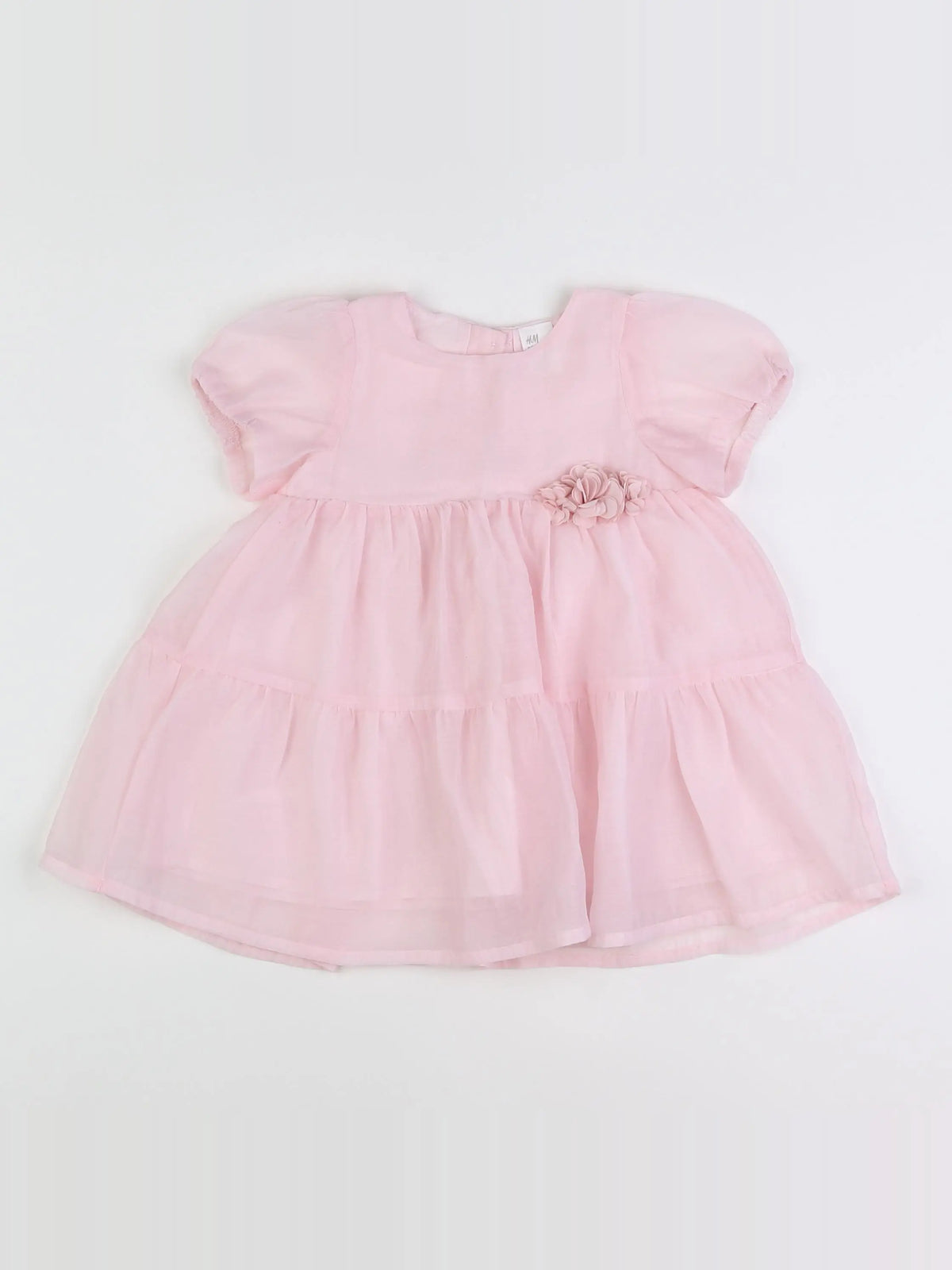 H&M - robe rose - 6/9 mois
