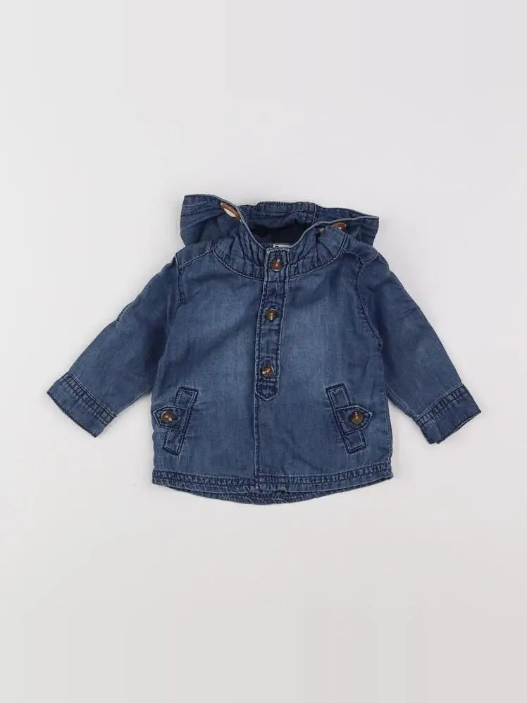 Tape à l'oeil - chemise bleu - 3 mois