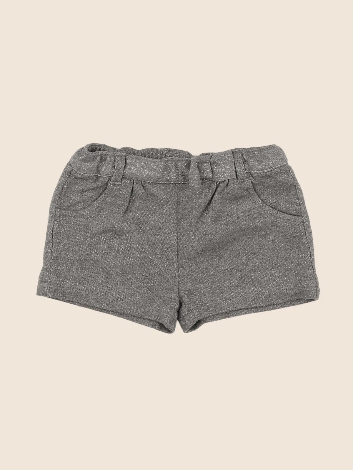 Vertbaudet - short gris, or - 12 mois