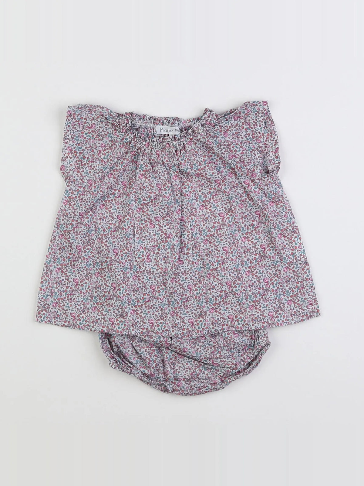 Marie Puce - ensemble multicolore - 3 mois