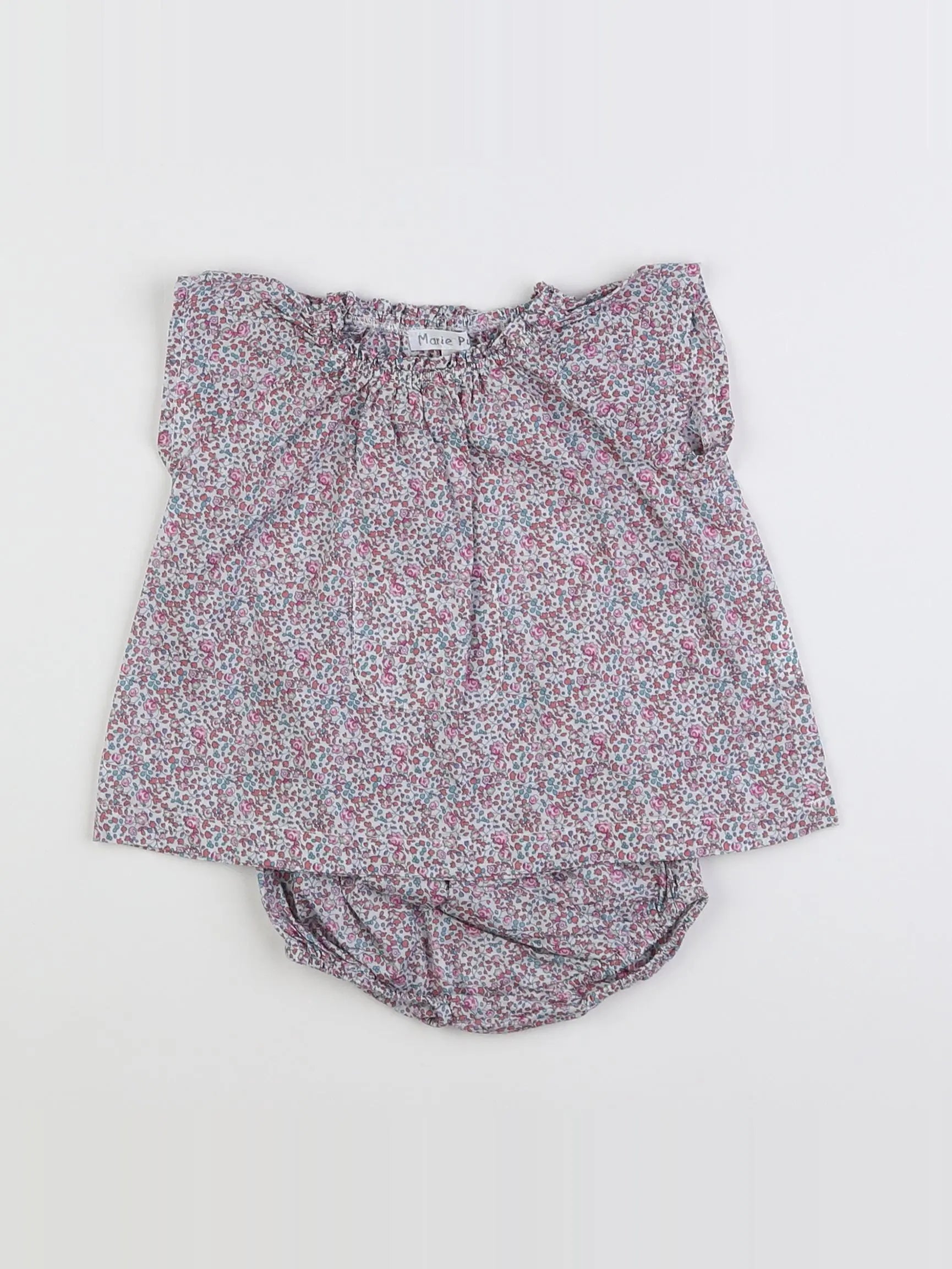 Marie Puce - ensemble multicolore - 3 mois