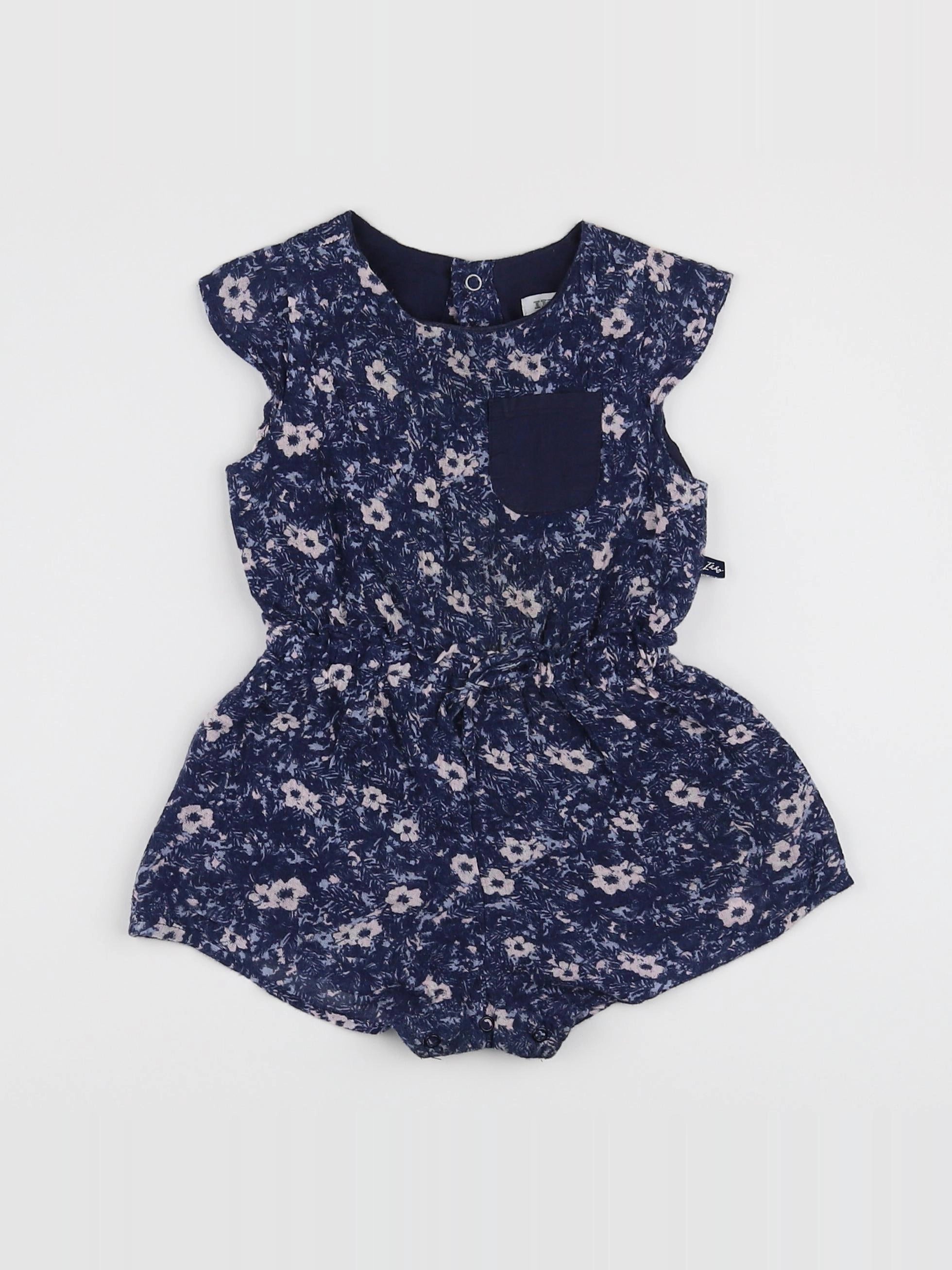 IKKS - combinaison bleu - 12 mois