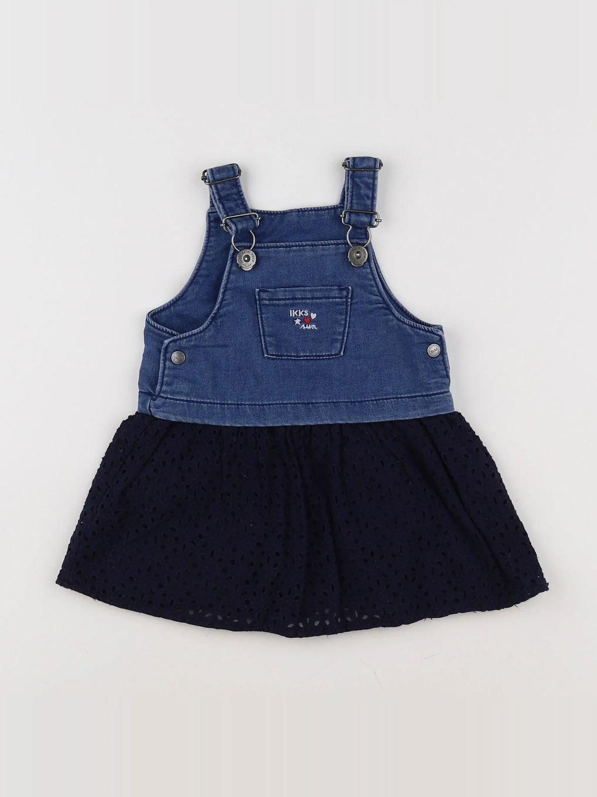 IKKS - robe bleu - 12 mois