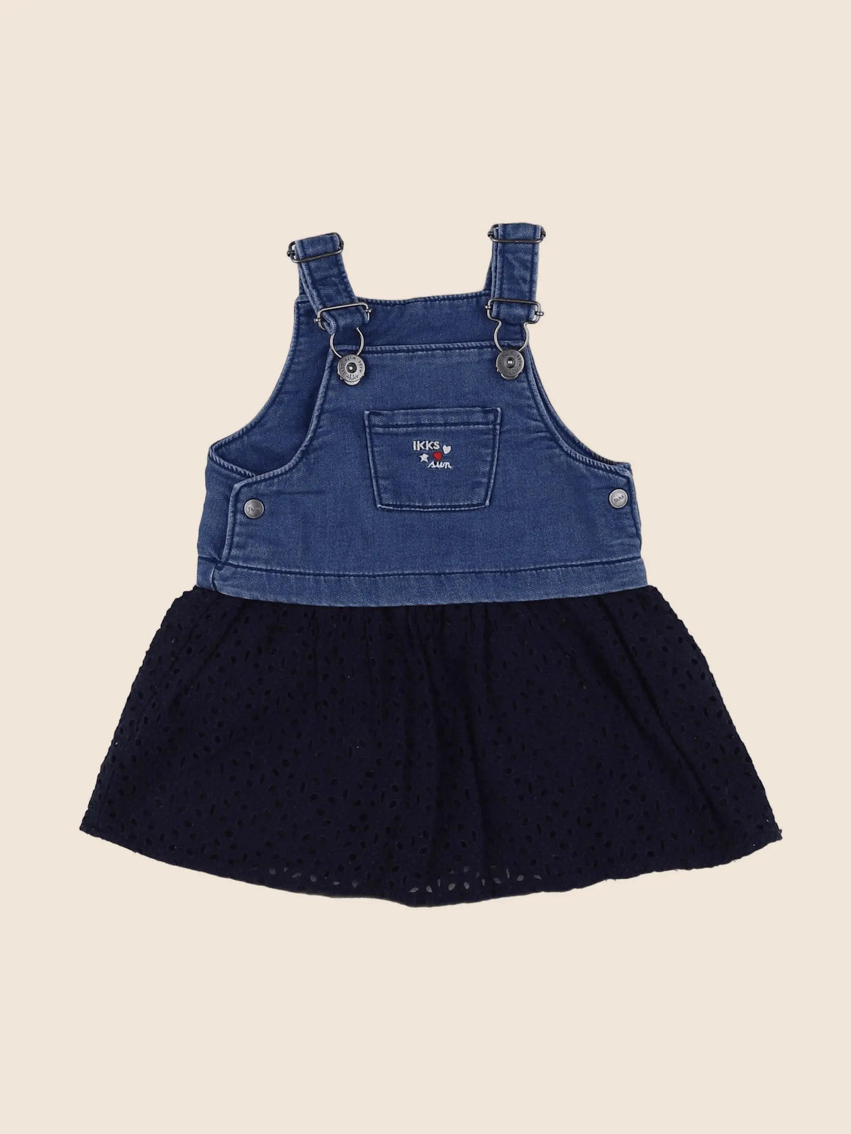 IKKS - robe bleu - 12 mois