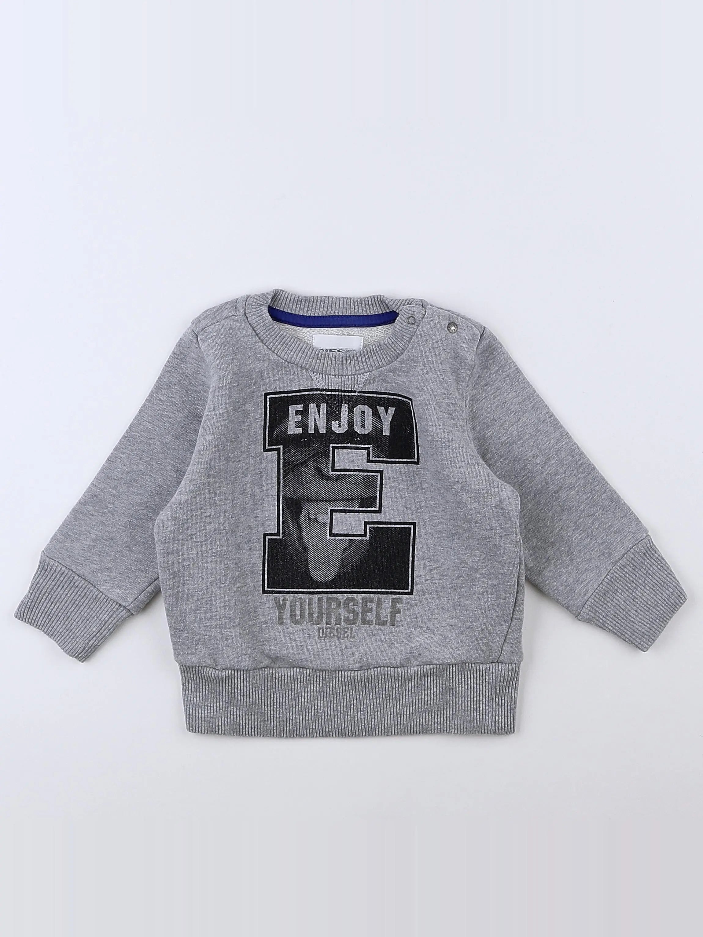 Diesel - sweat gris - 12 mois