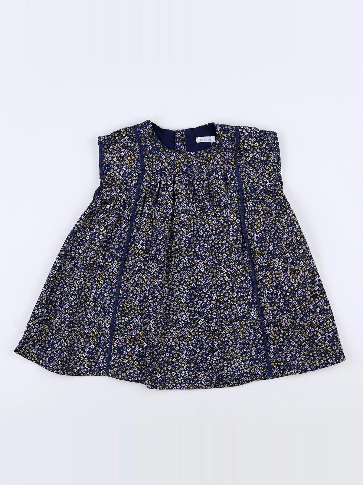 Boutchou - robe bleu - 12 mois