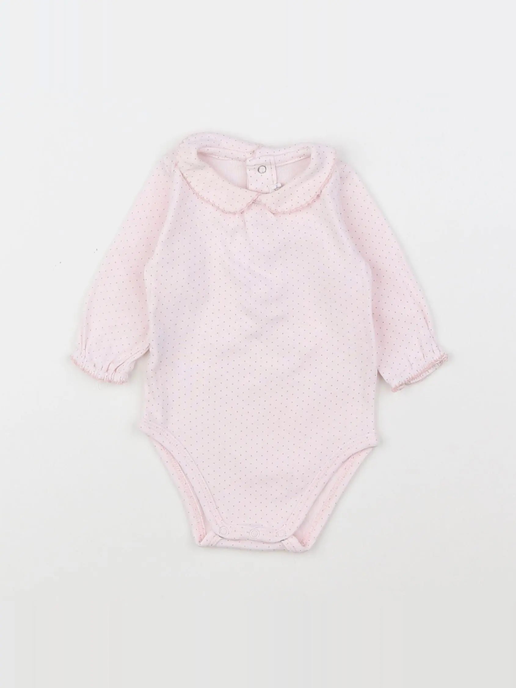 Boutchou - body à col rose - 3 mois