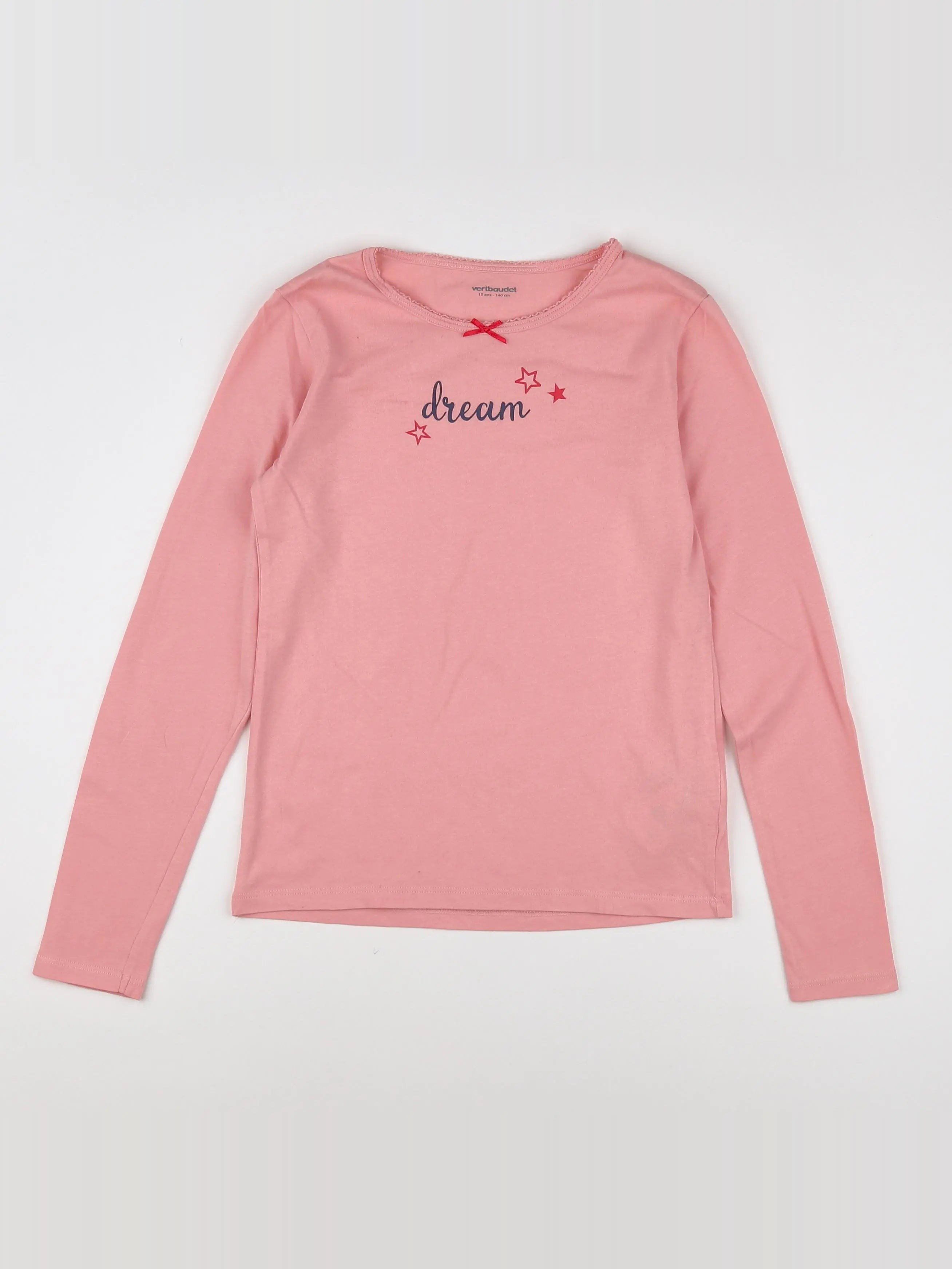 Vertbaudet - maillot de corps rose - 10 ans