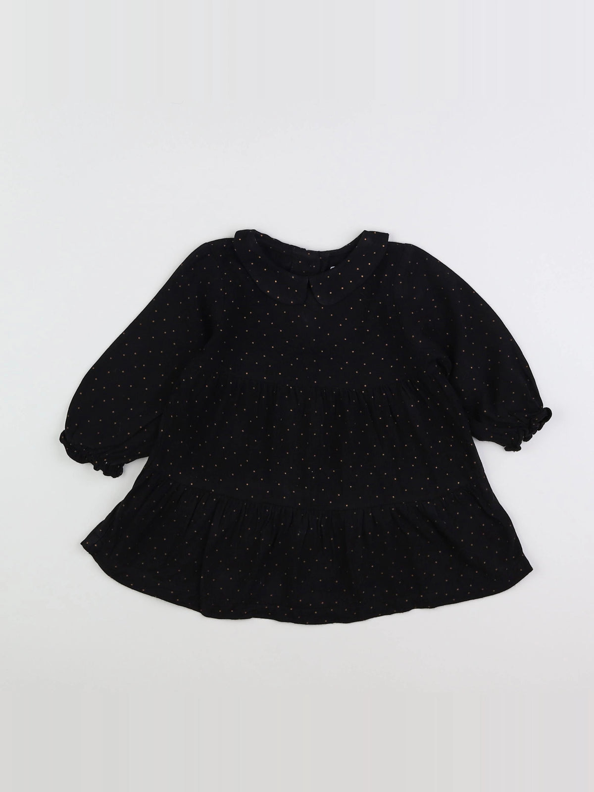 Vertbaudet - robe noir - 12 mois