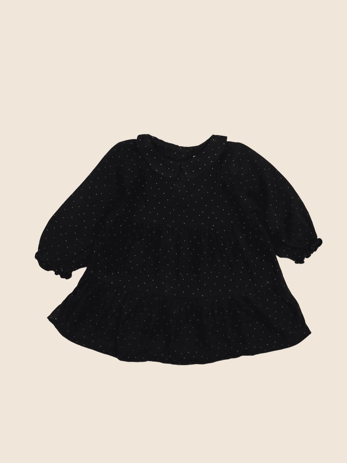 Vertbaudet - robe noir - 12 mois