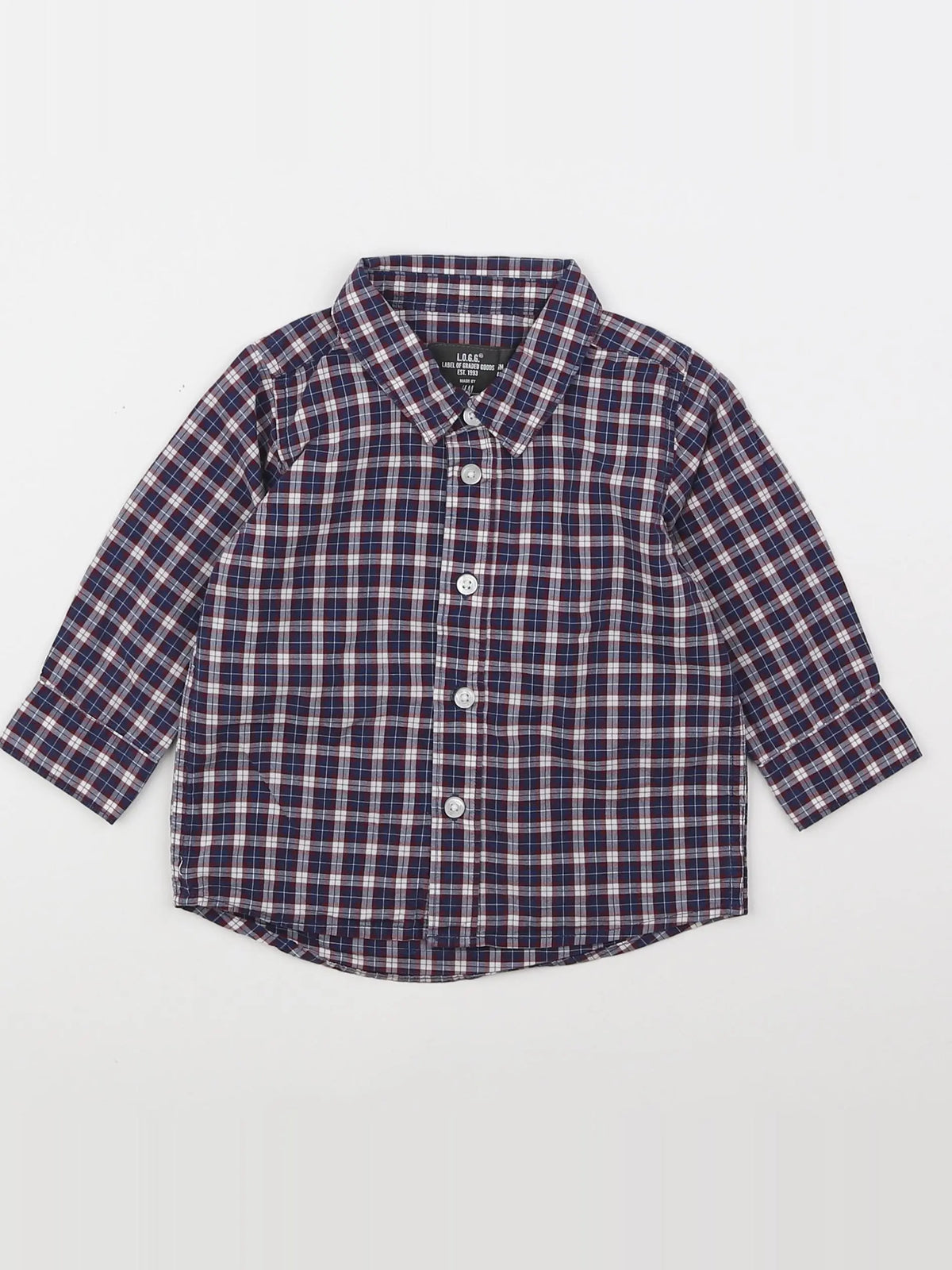 H&M - chemise multicolore - 3/6 mois