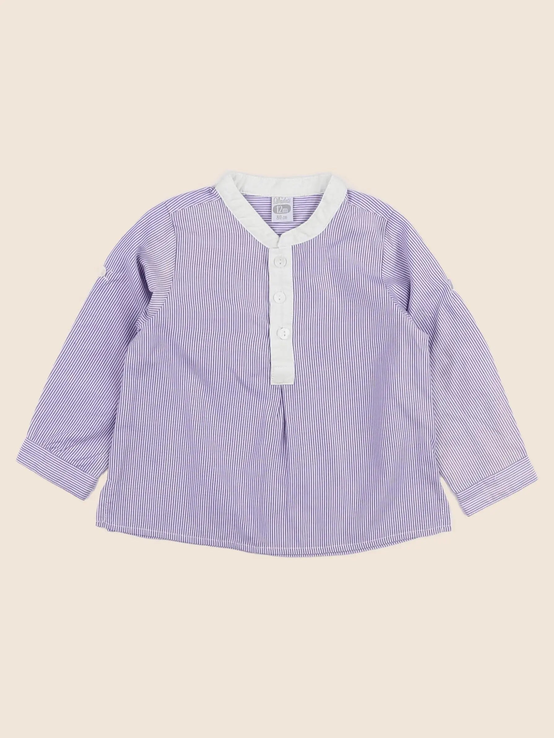 Dadati - chemise violet - 12 mois
