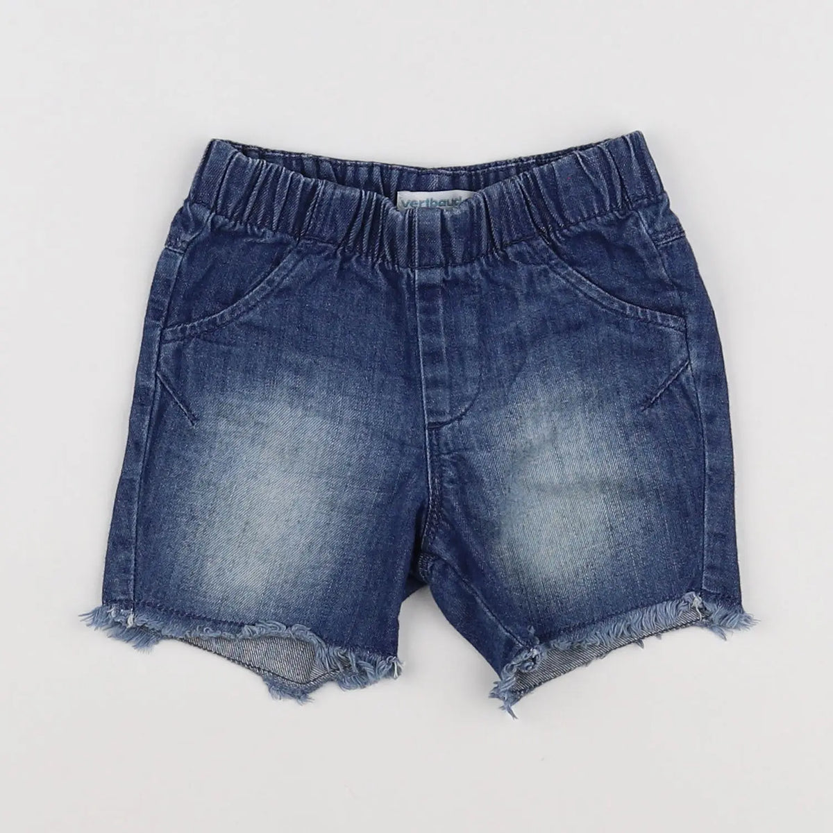Vertbaudet - short bleu - 12 mois