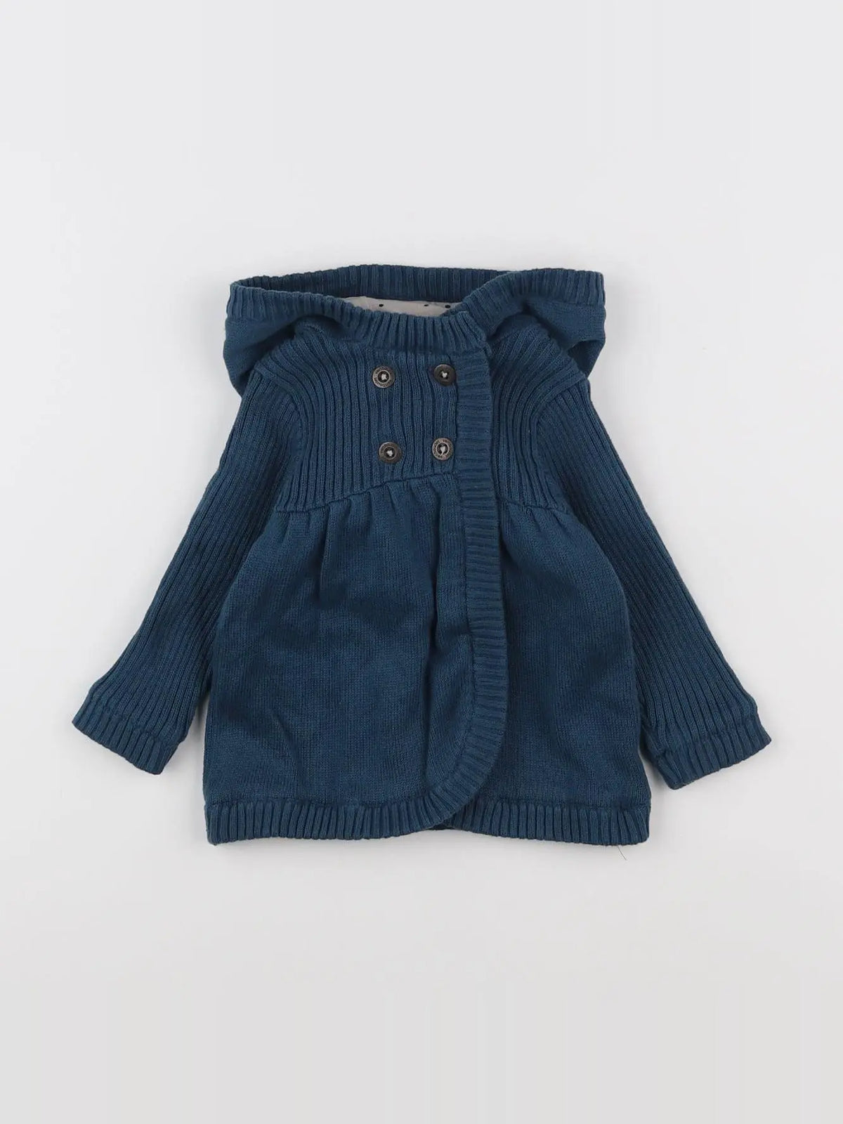 Vertbaudet - veste bleu - 6 mois