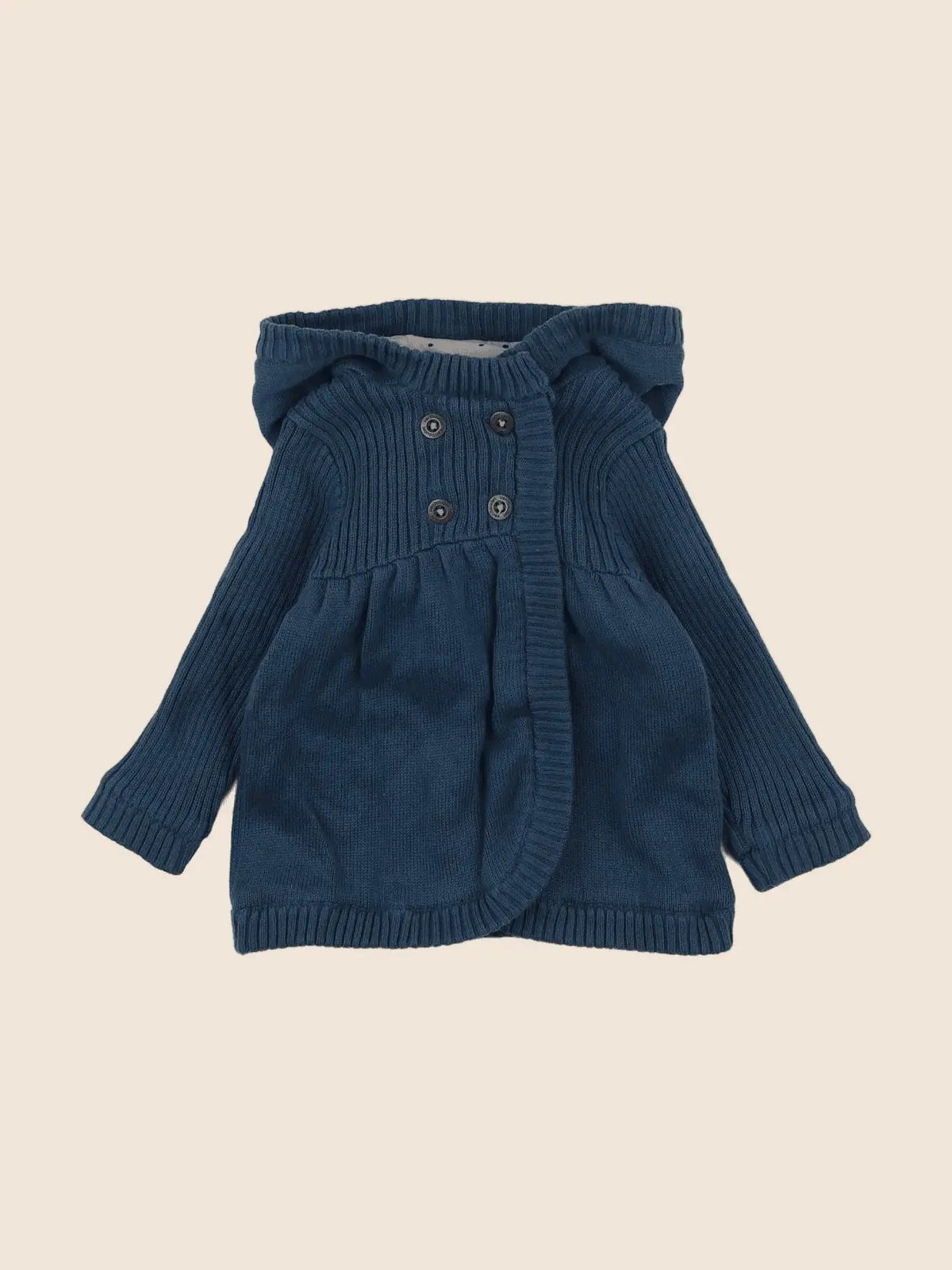 Vertbaudet - veste bleu - 6 mois