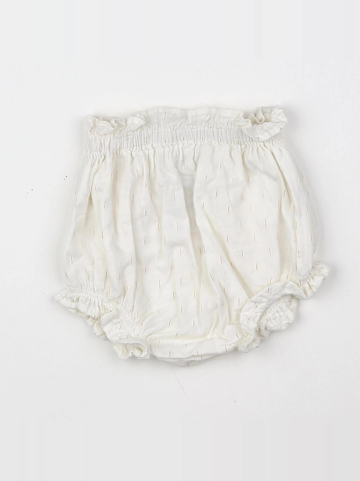 Cyrillus - bloomer blanc, or - 3 mois