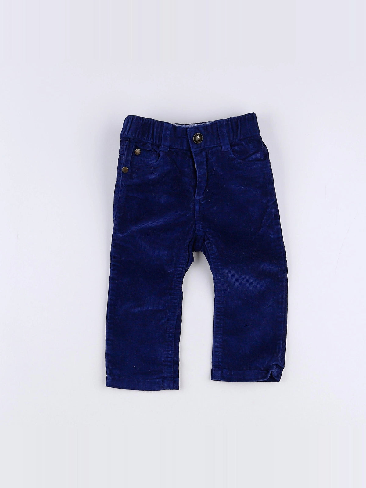 Jacadi - pantalon bleu - 12 mois