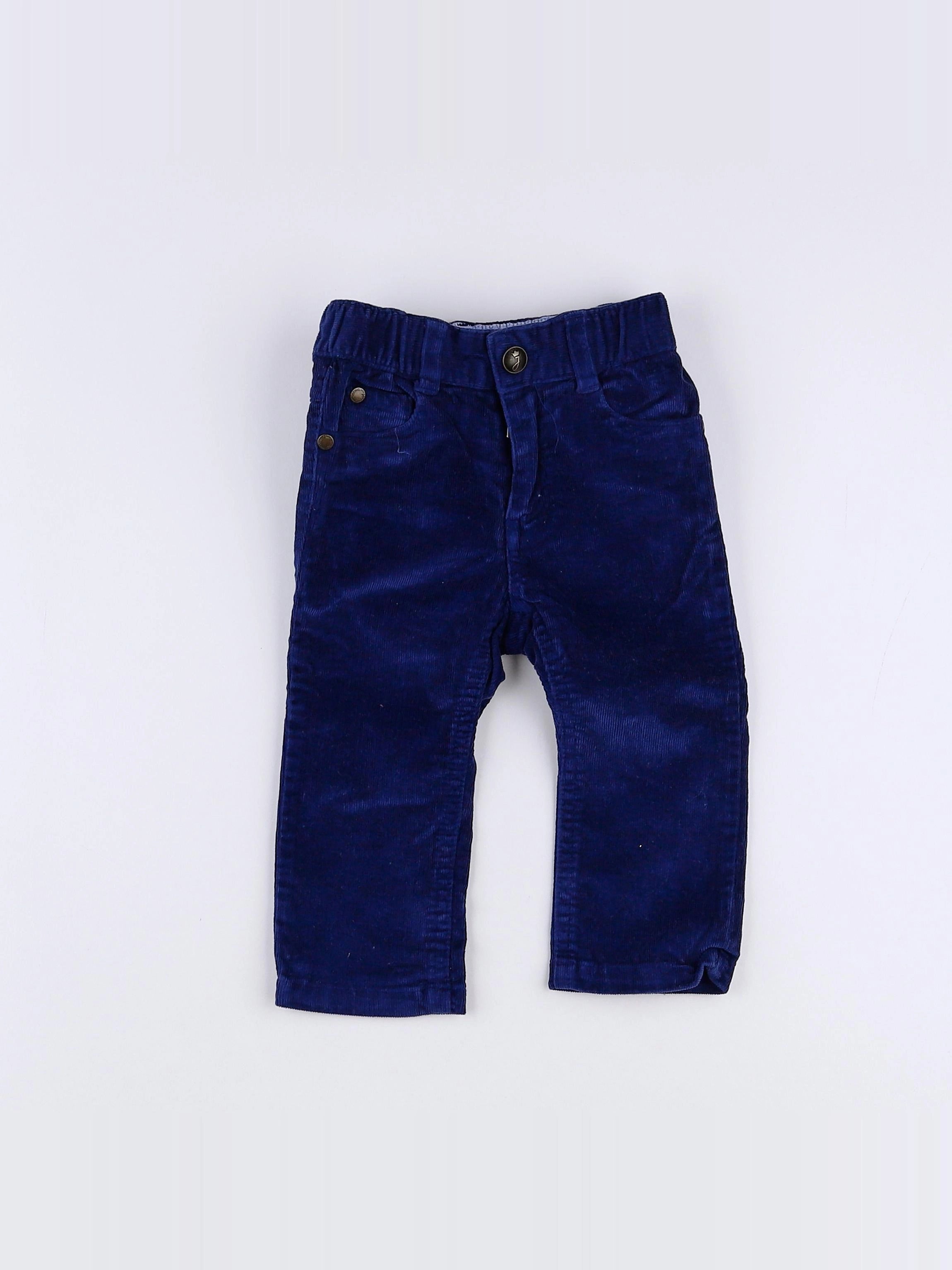 Jacadi - pantalon bleu - 12 mois