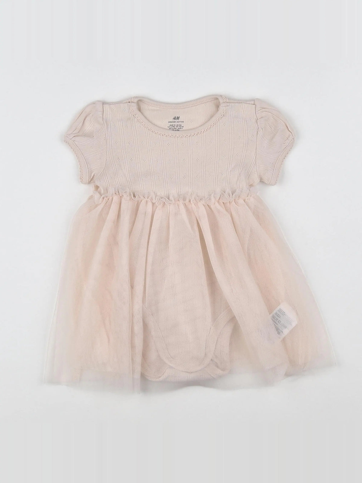 H&M - robe rose - 6/9 mois