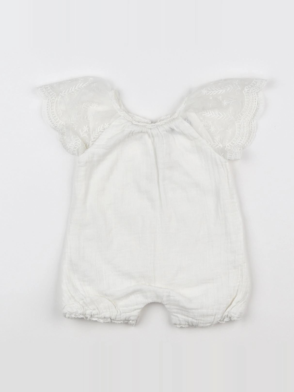 Les petits inclassables  - combinaison blanc - 3 mois