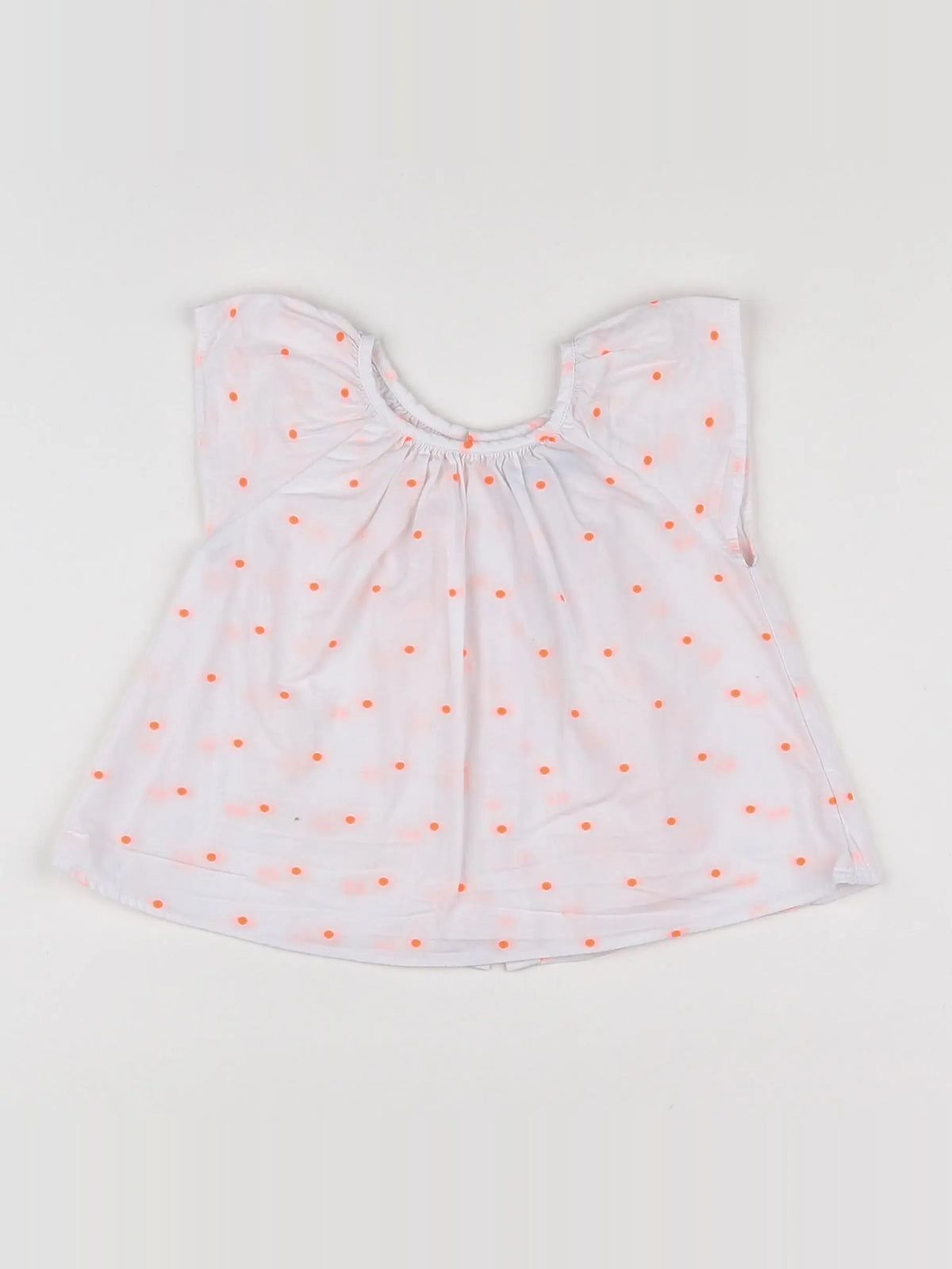 Jacadi - blouse blanc, rose - 12 mois