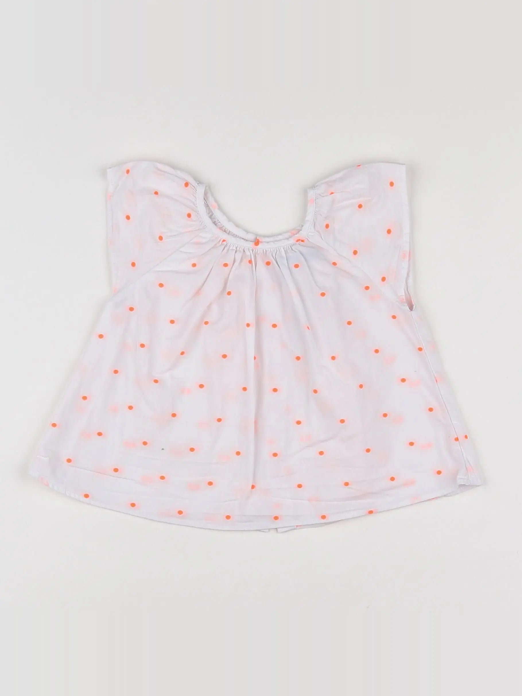 Jacadi - blouse blanc, rose - 12 mois