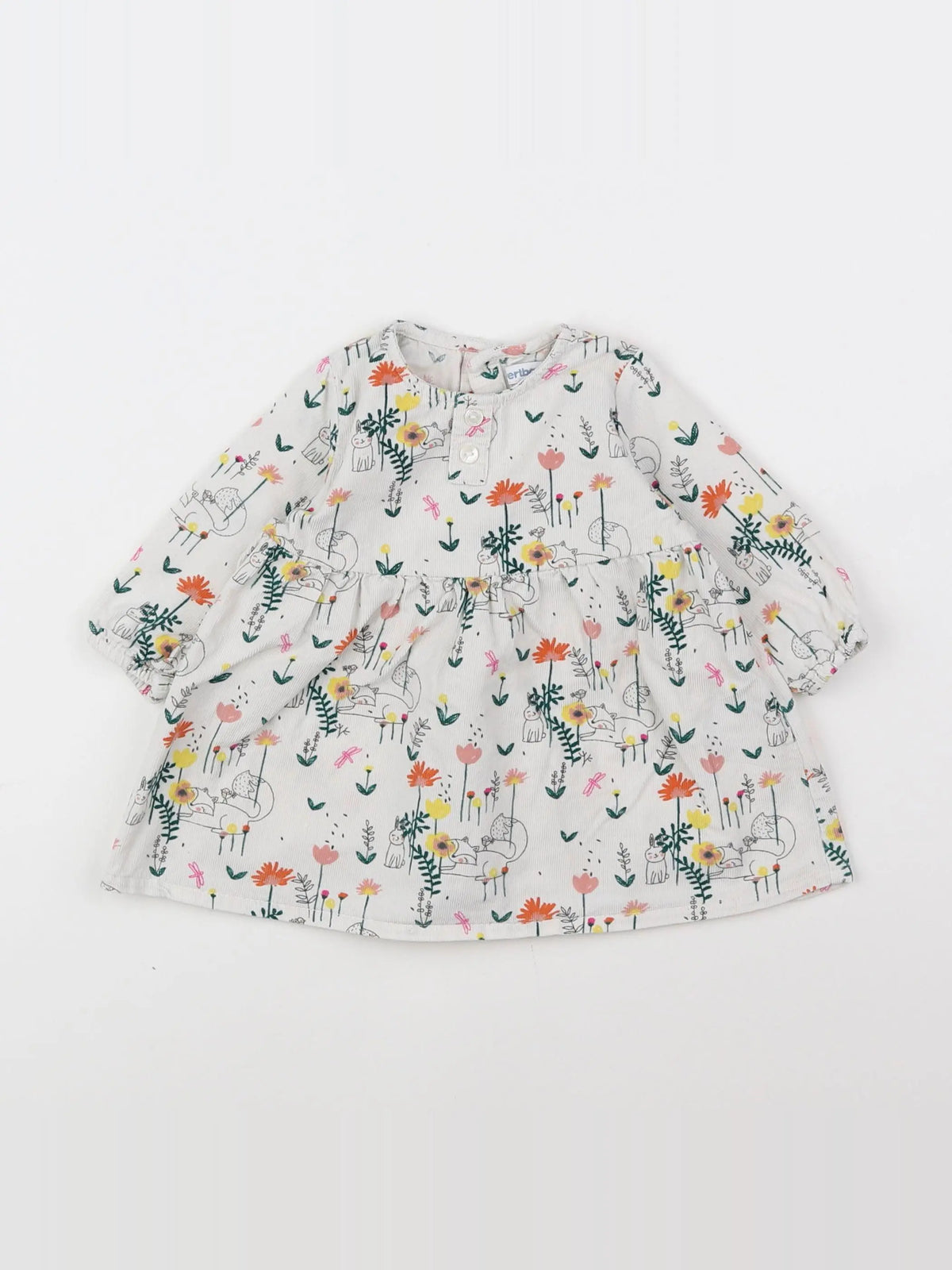 Vertbaudet - robe multicolore - 6 mois