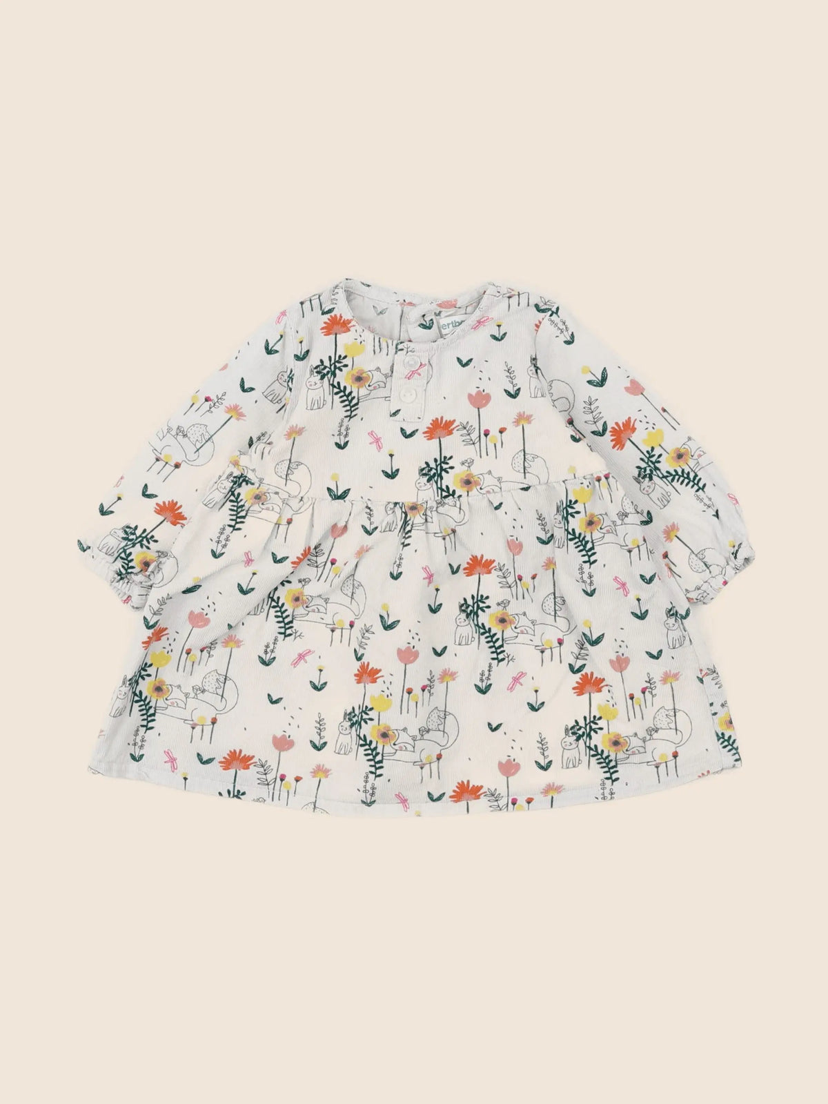 Vertbaudet - robe multicolore - 6 mois