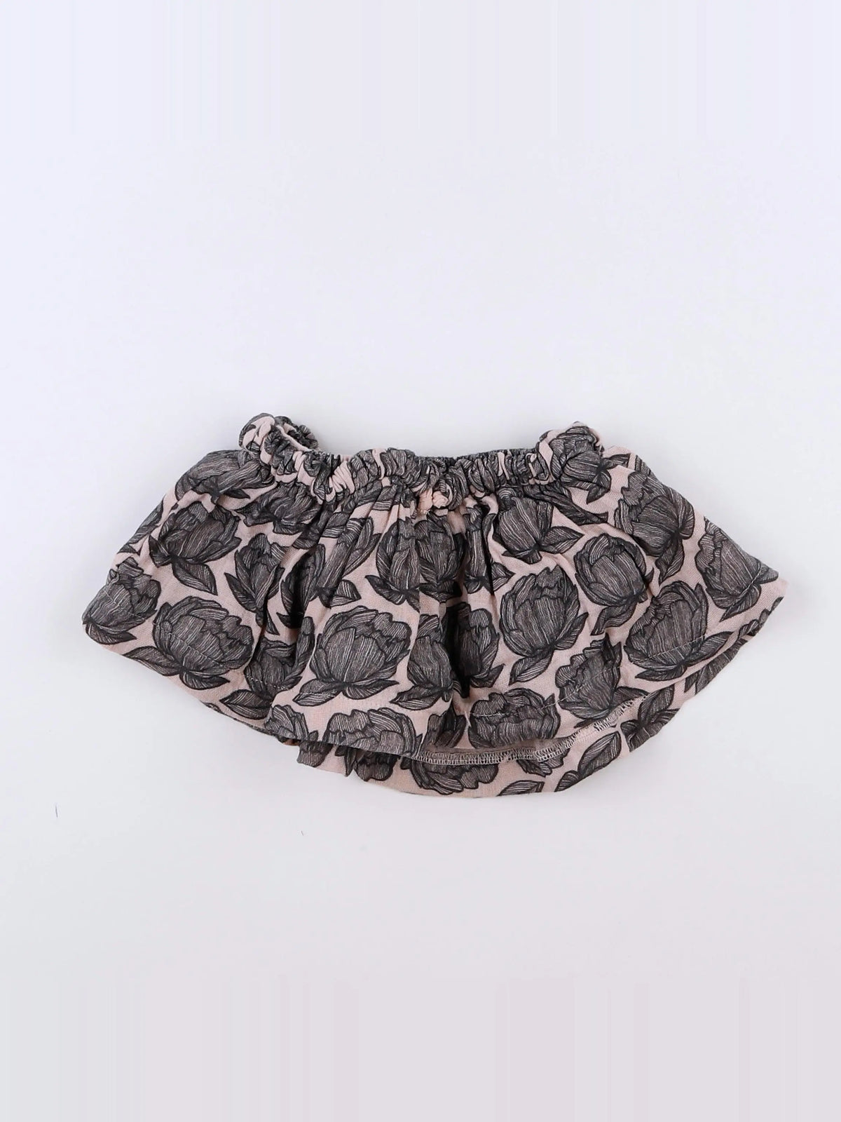Moumout' - jupe rose, gris - 18 mois
