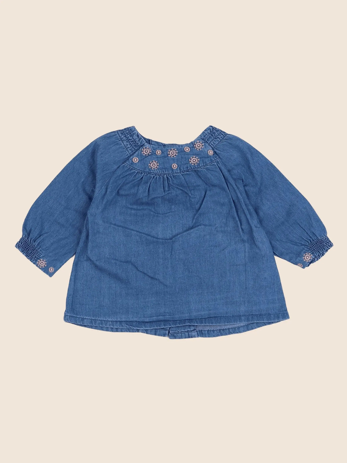 Vertbaudet - robe bleu - 3 mois