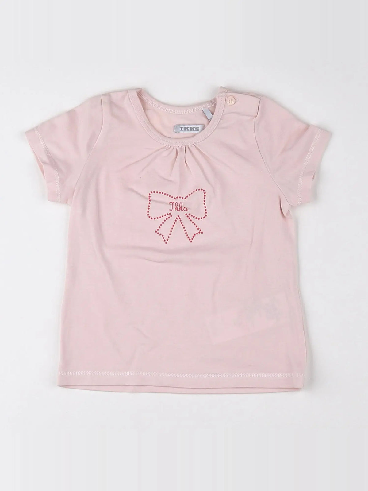 IKKS - tee-shirt rose - 12 mois