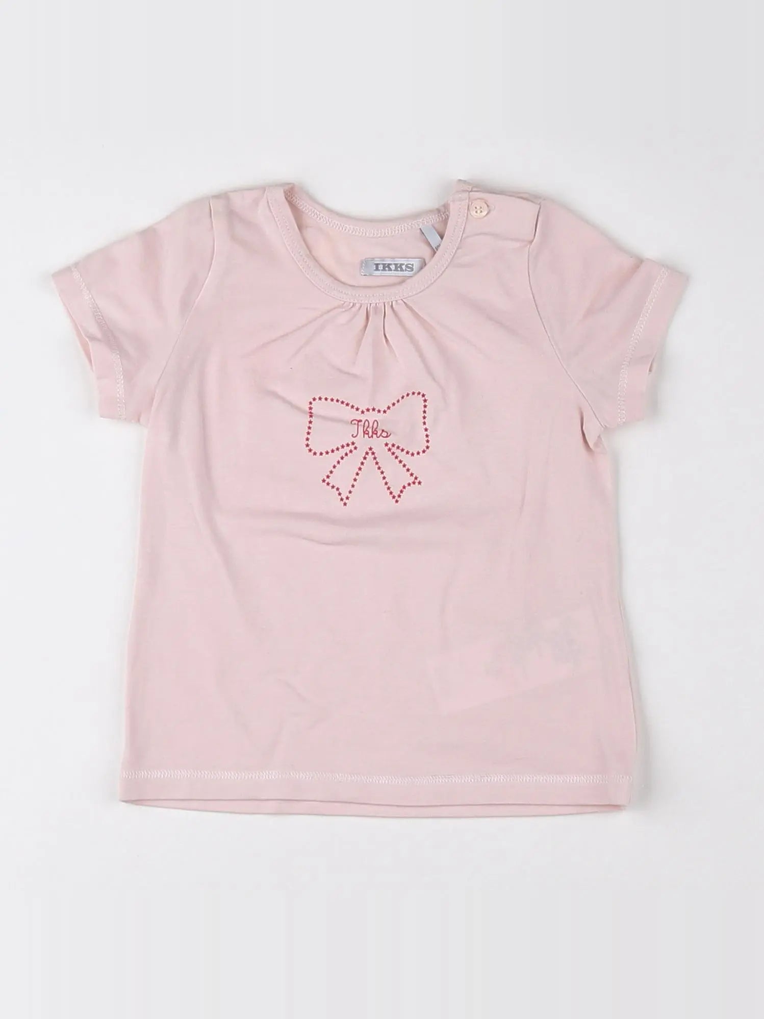 IKKS - tee-shirt rose - 12 mois