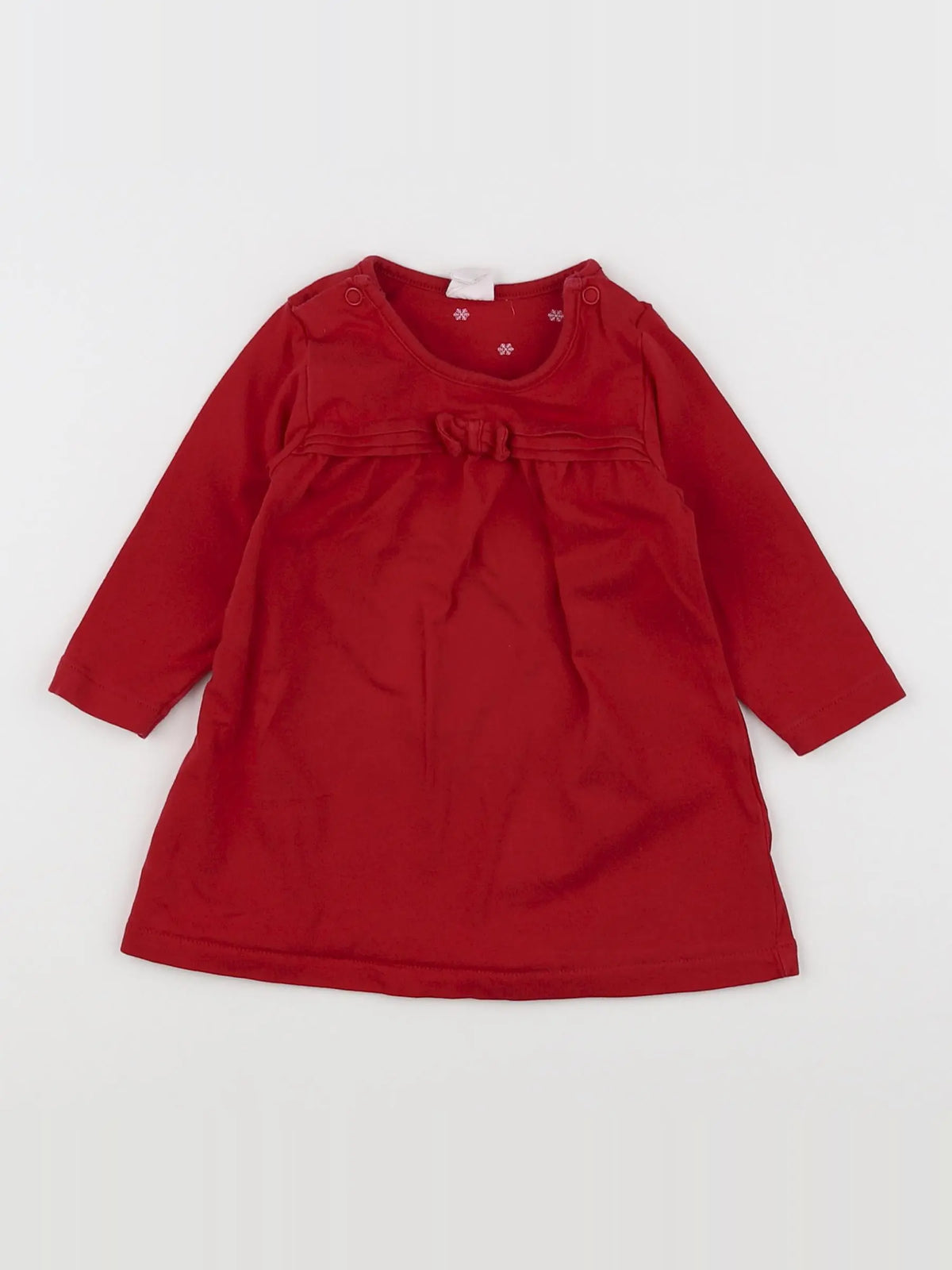 H&M - robe rouge - 3 mois
