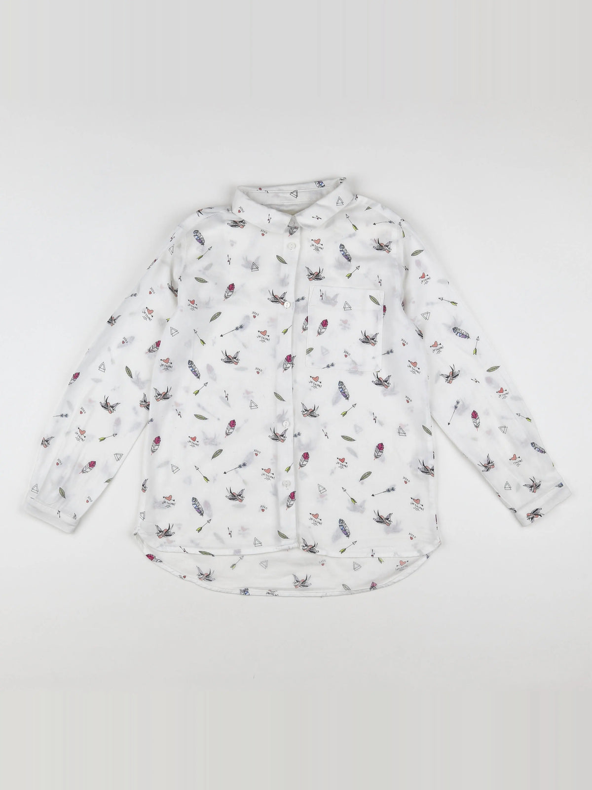 Zara - chemise blanc - 8 ans