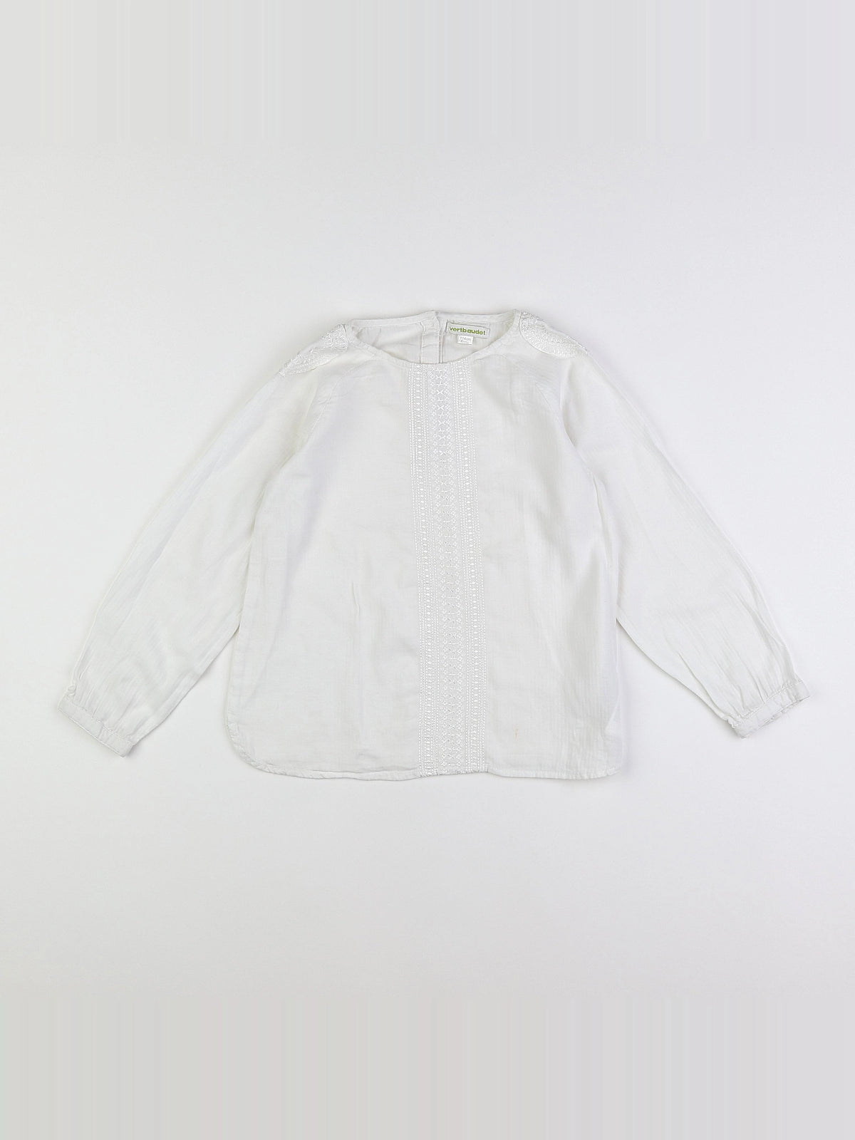 Vertbaudet - blouse blanc - 6 ans