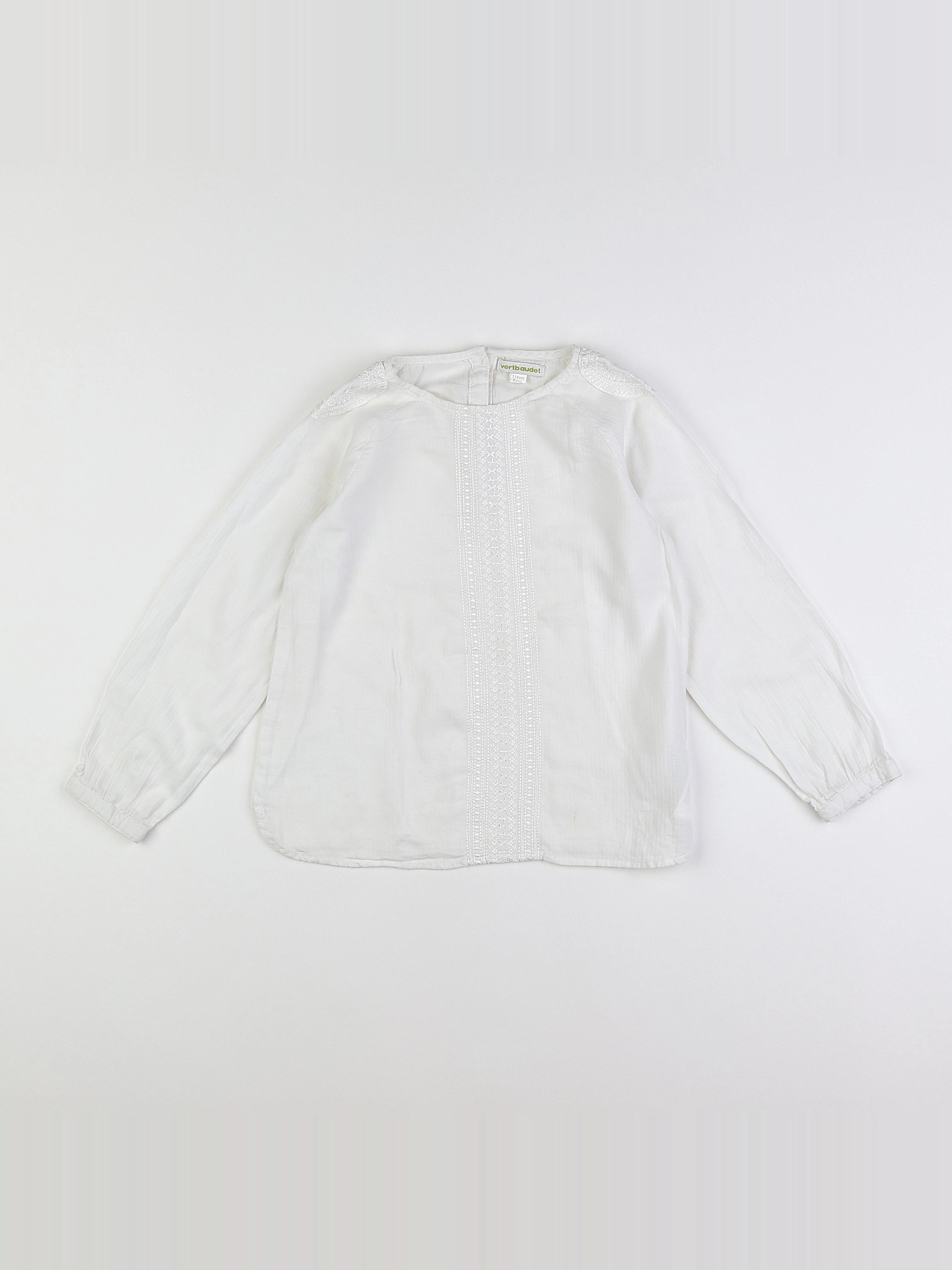 Vertbaudet - blouse blanc - 6 ans
