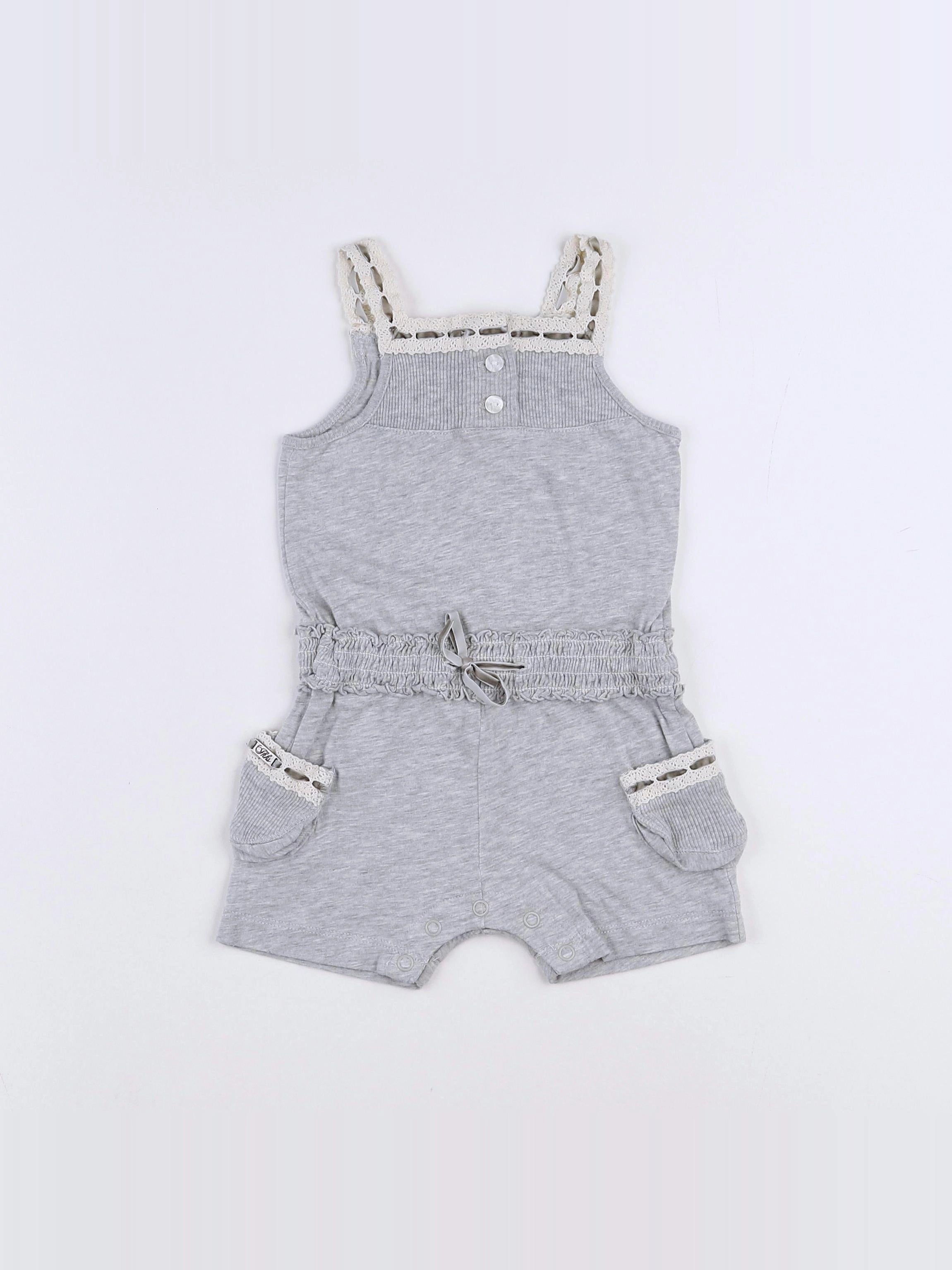 IKKS - combinaison gris - 6 mois