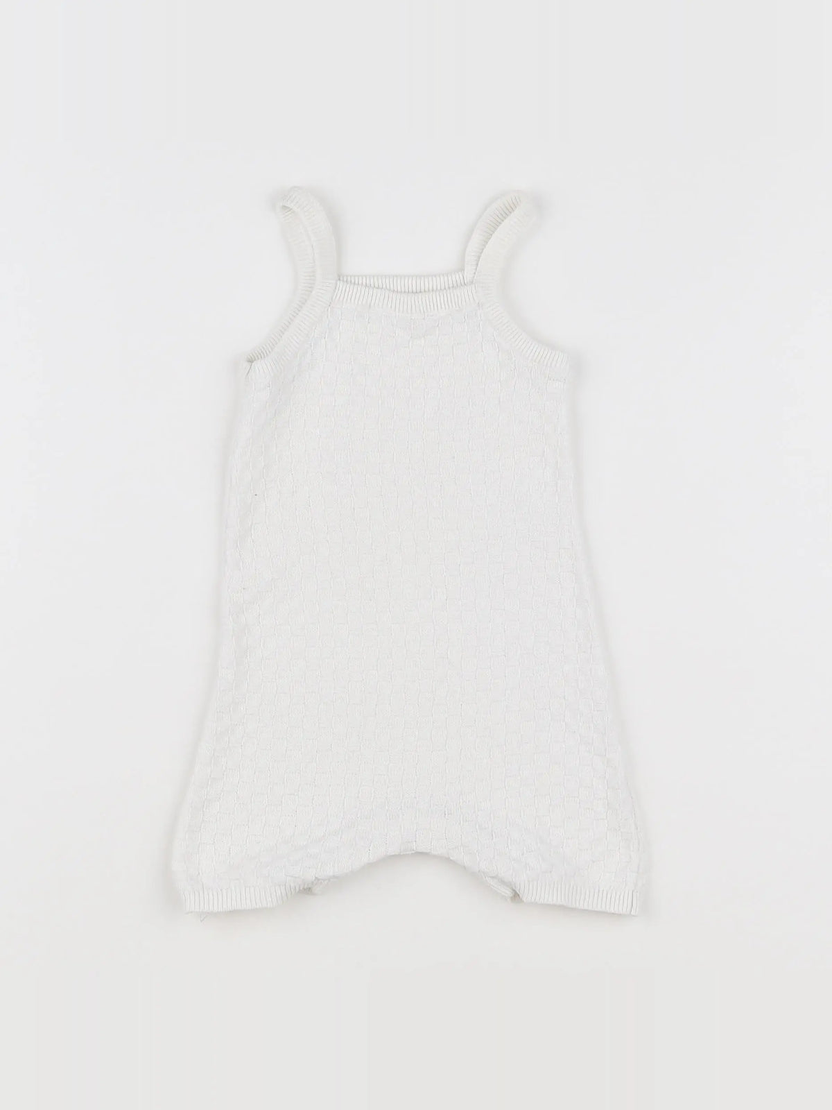 Boutchou - salopette blanc - 1 mois