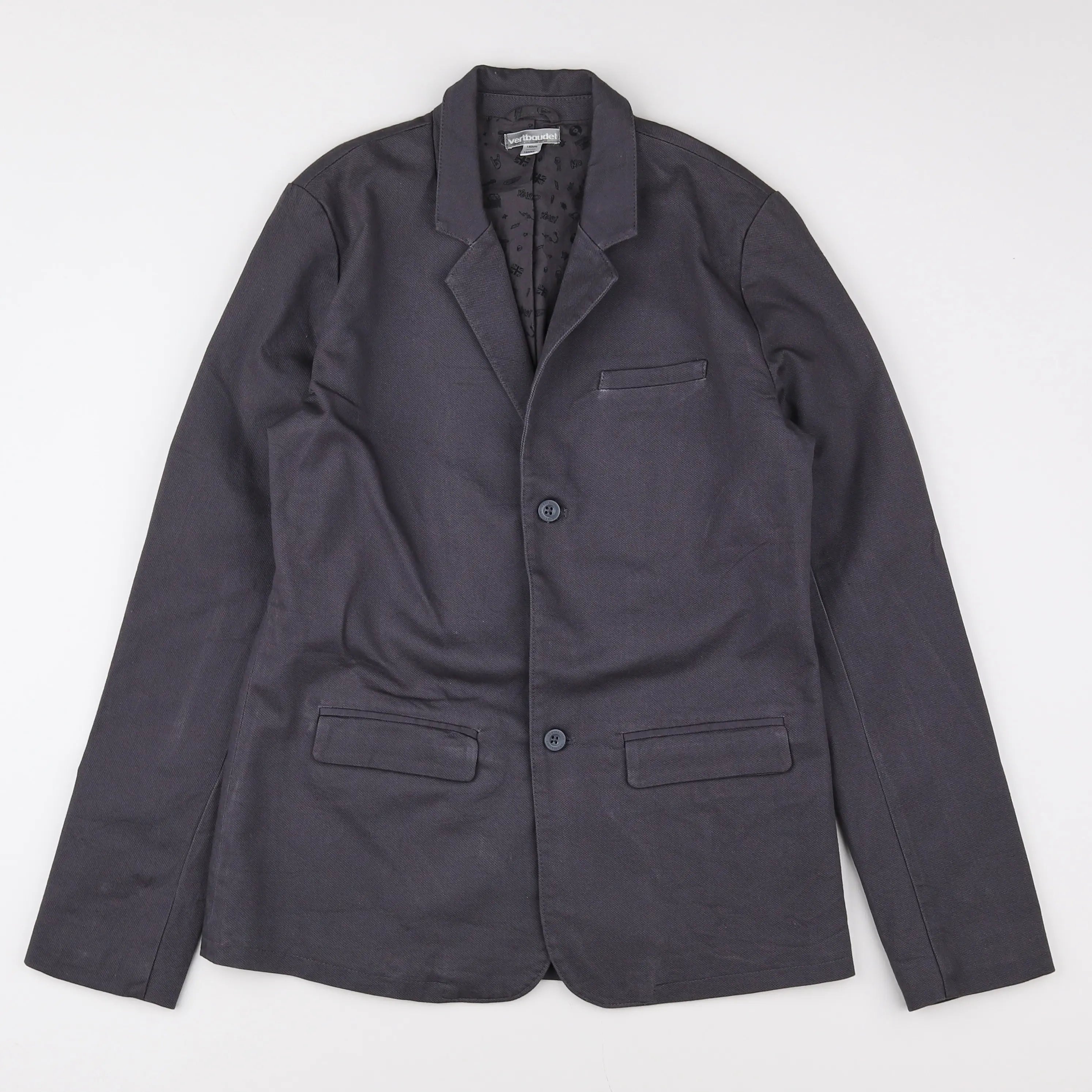 Vertbaudet - veste gris - 12 ans