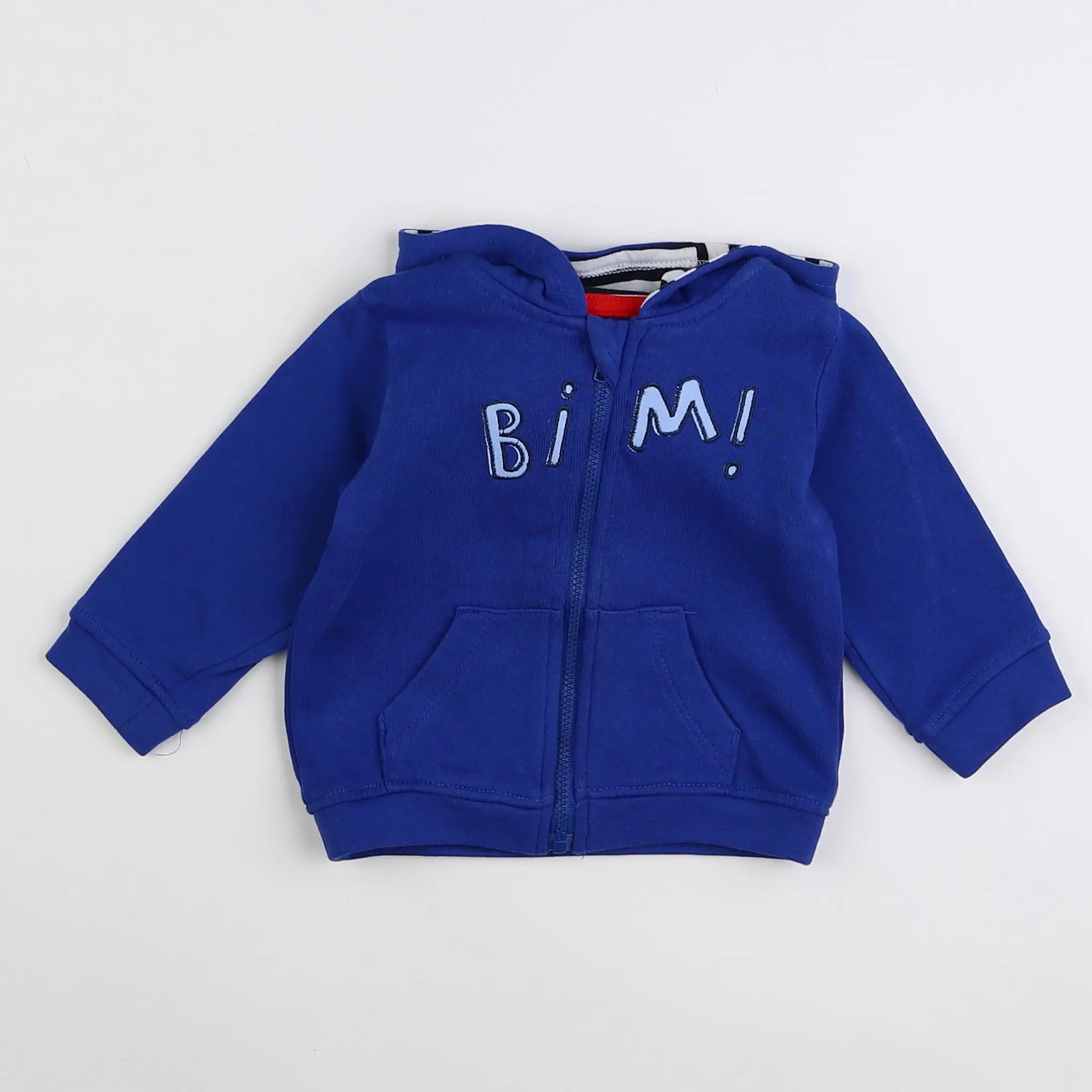 Vertbaudet - sweat bleu - 6 mois
