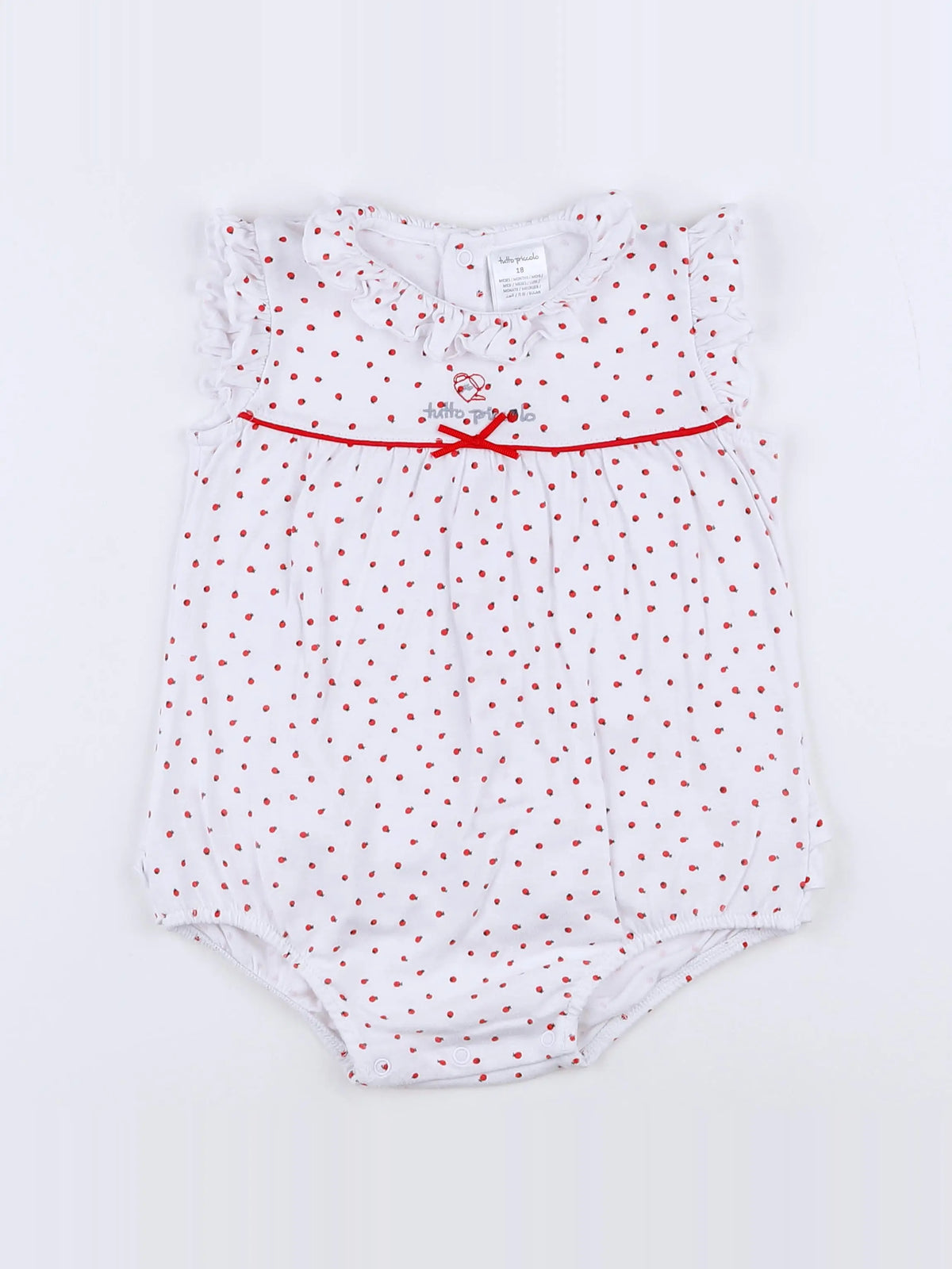 Tutto Piccolo - combinaison blanc, rouge - 18 mois
