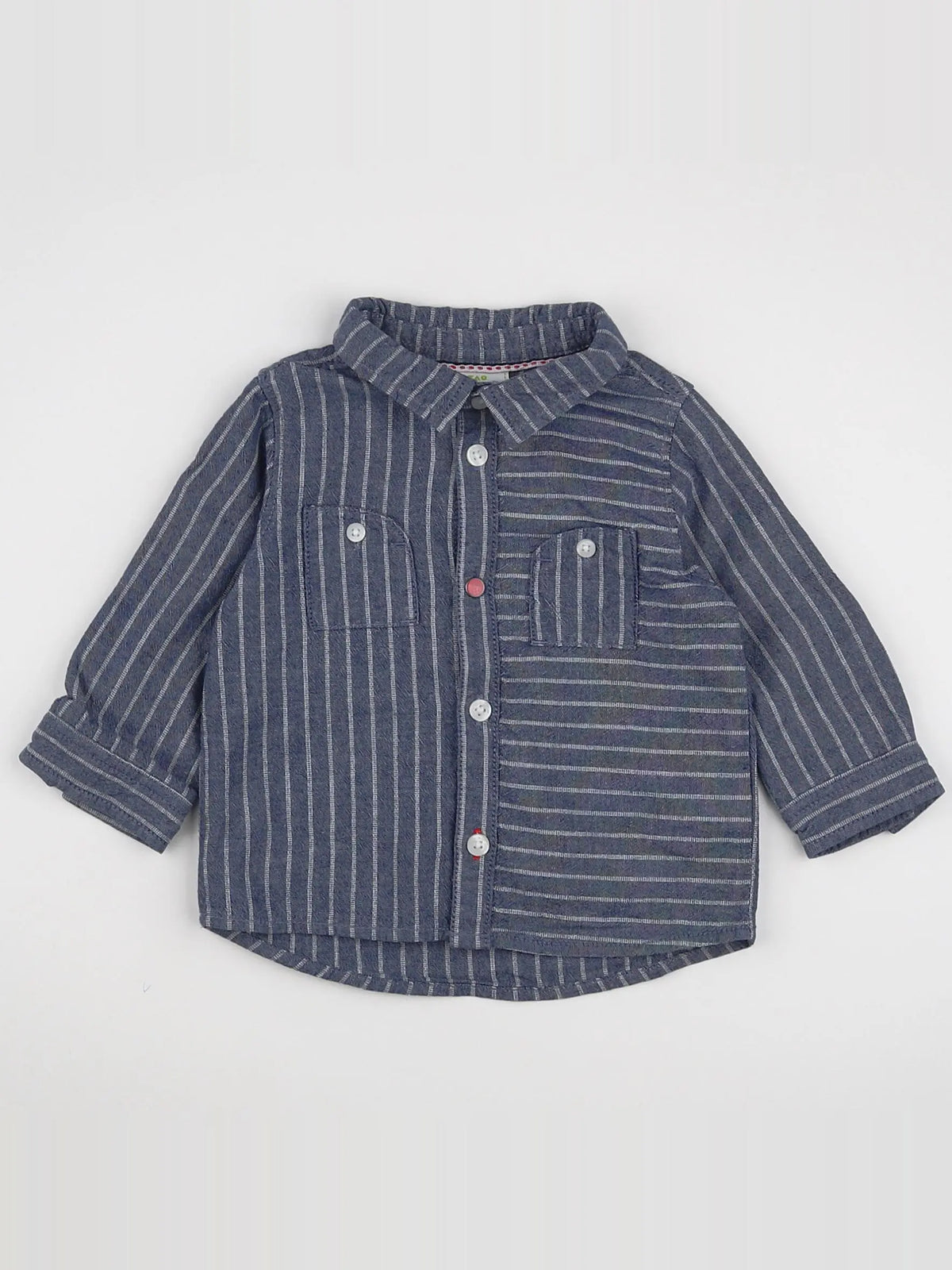 Tape à l'oeil - chemise bleu - 6 mois