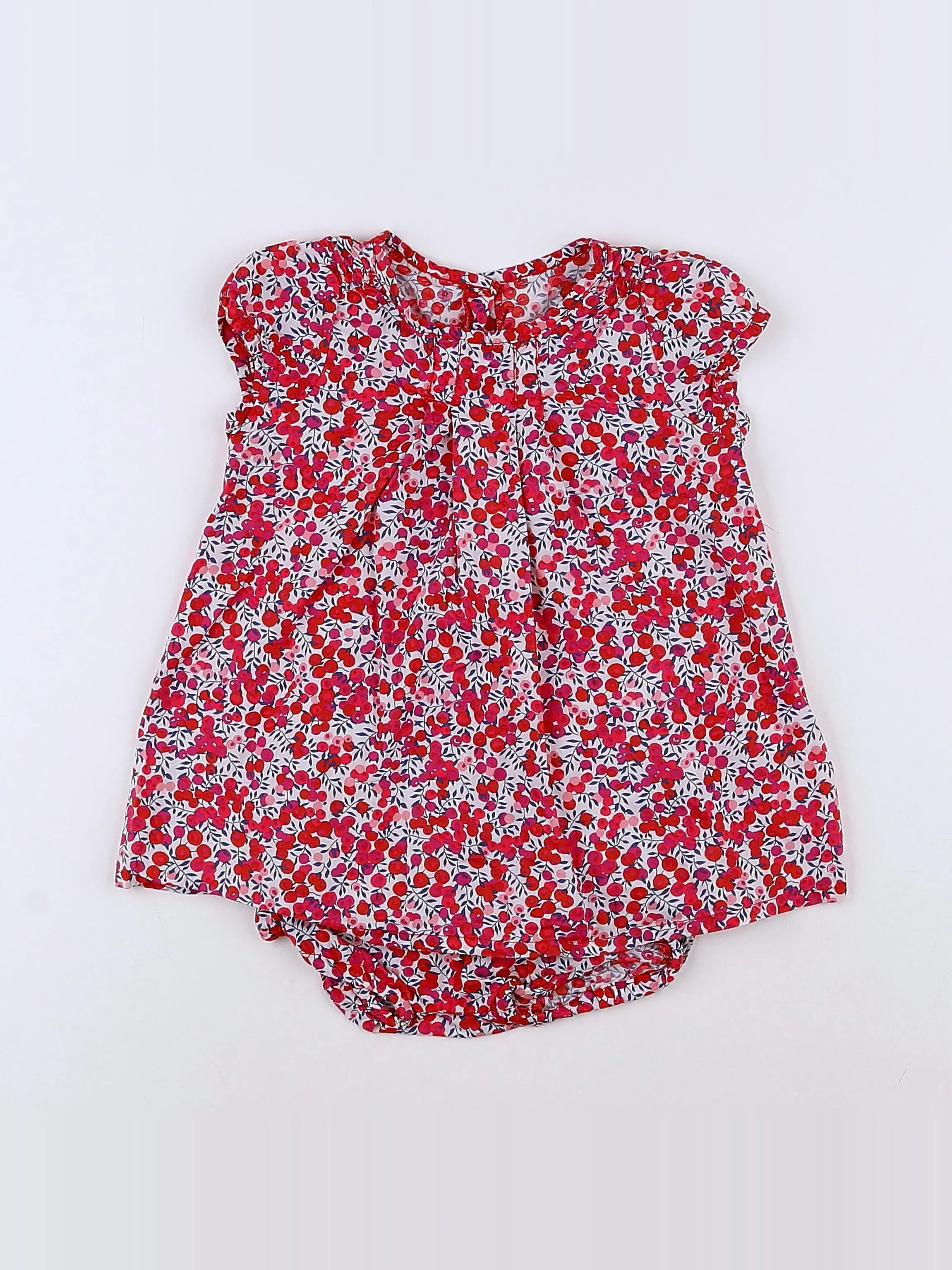 Absorba - robe rouge, bleu - 12 mois