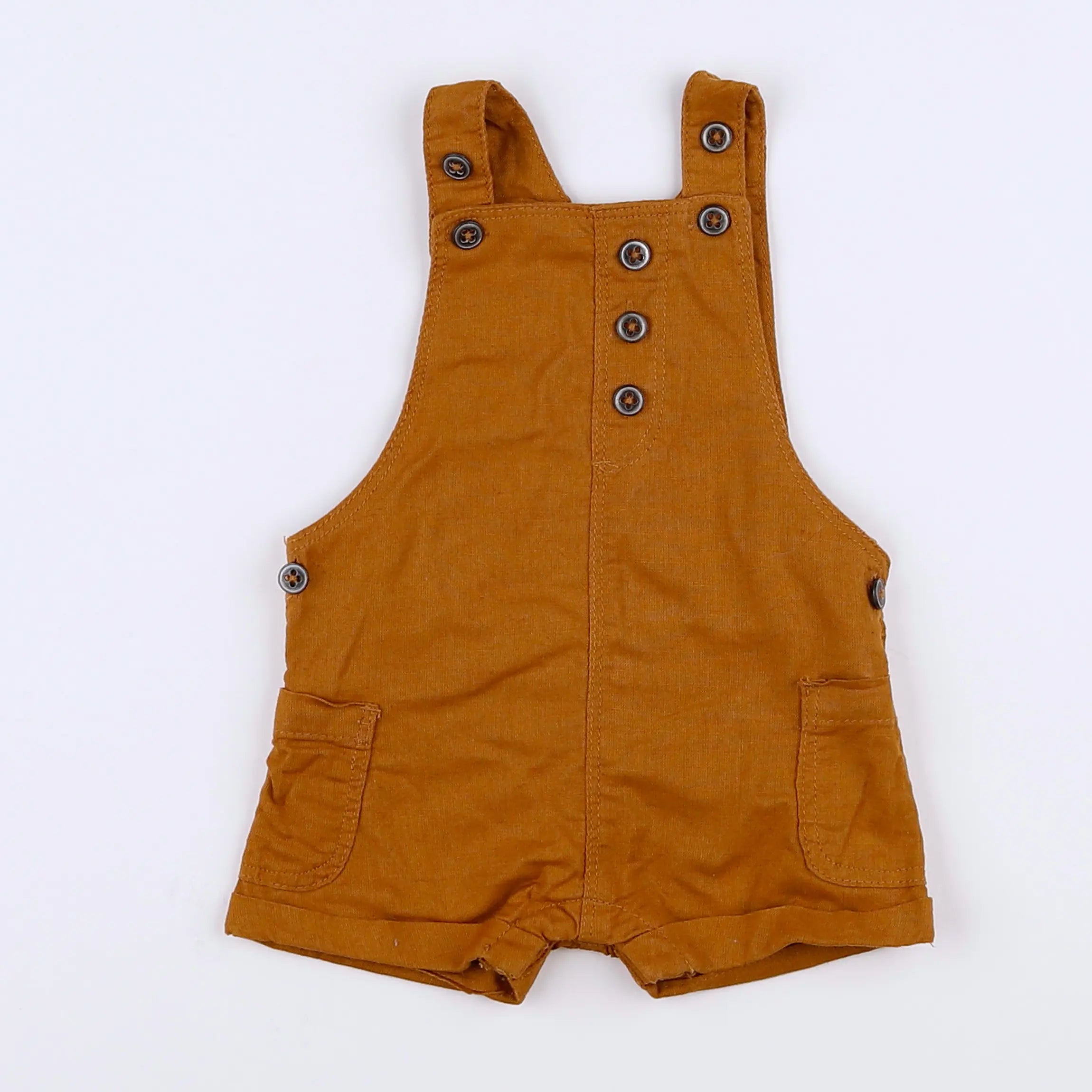 Vertbaudet - salopette marron - 3 mois