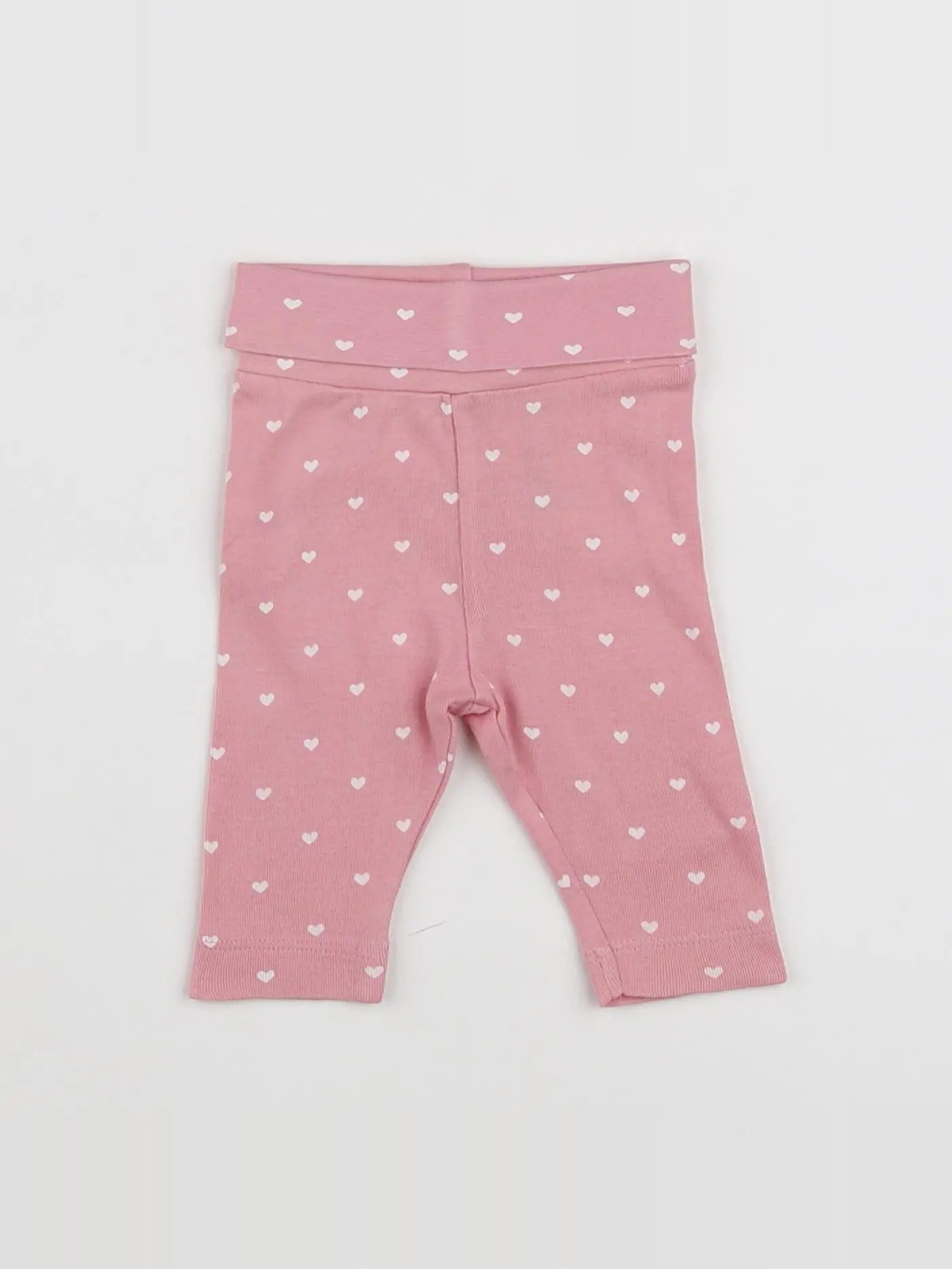 H&M - legging rose - 0/1 mois