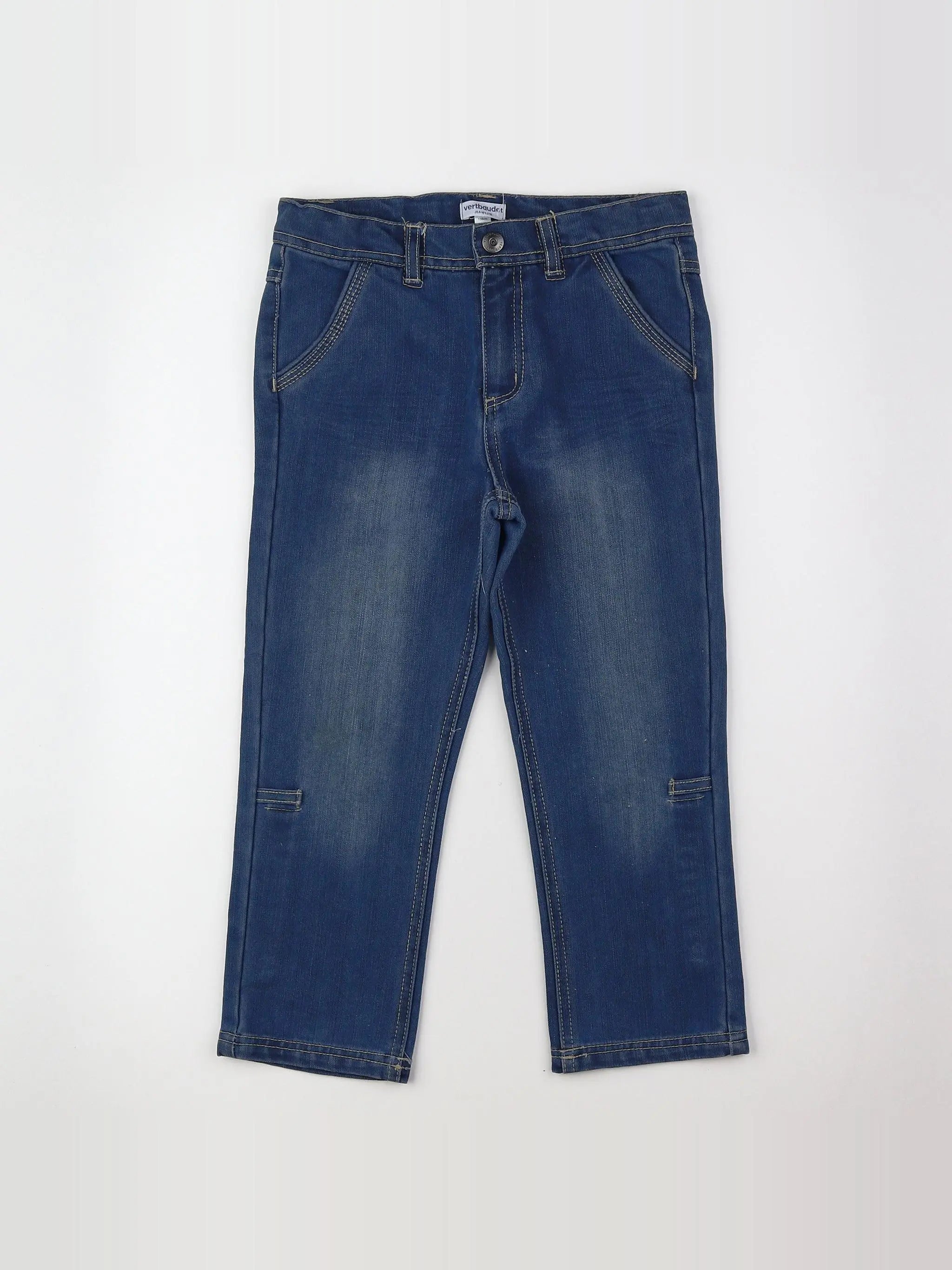 Vertbaudet - pantacourt bleu - 10 ans