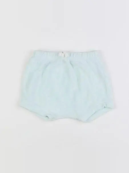 Petit Bateau - short bleu - 6 mois
