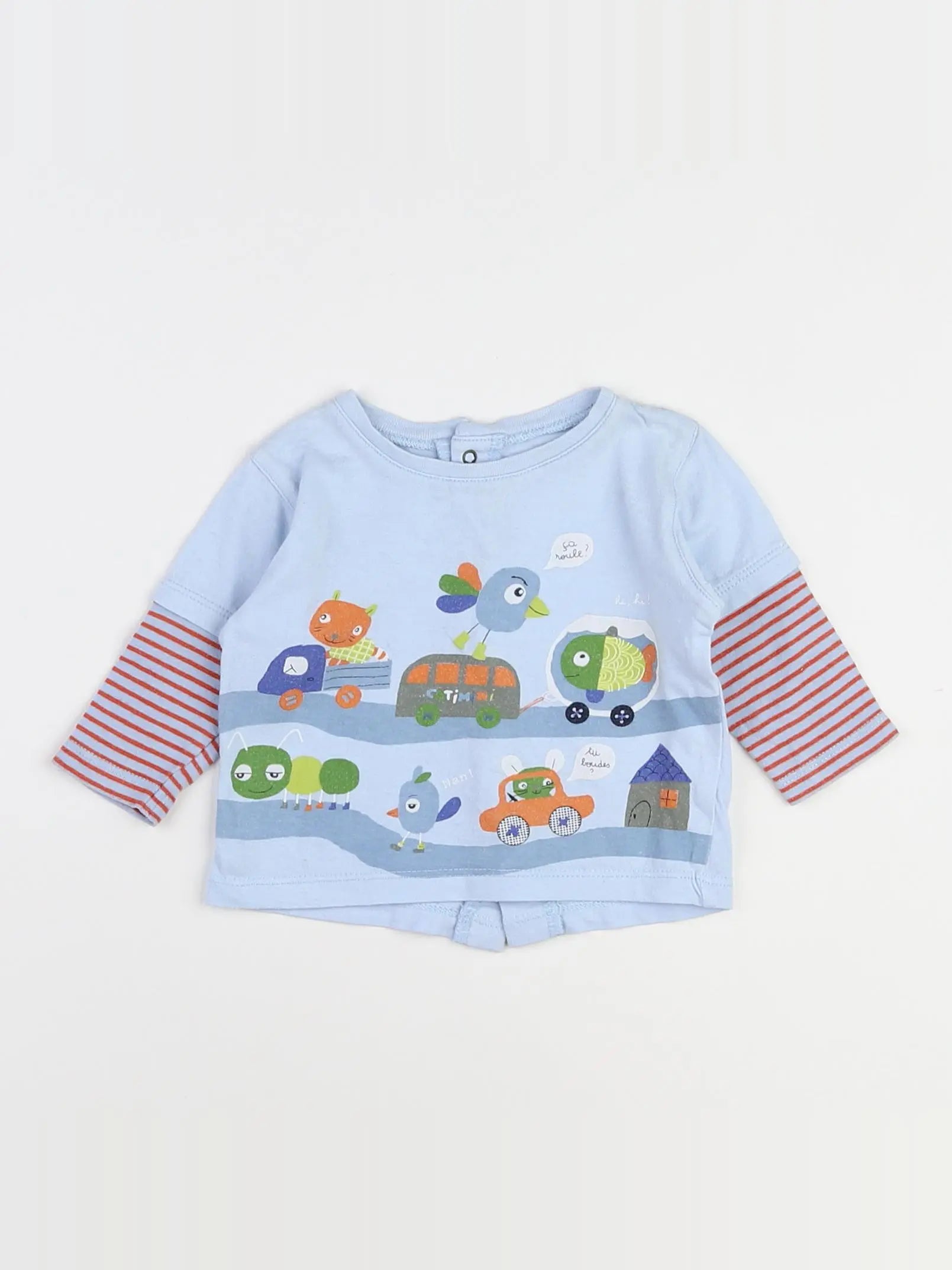 Catimini - tee-shirt bleu - 3 mois